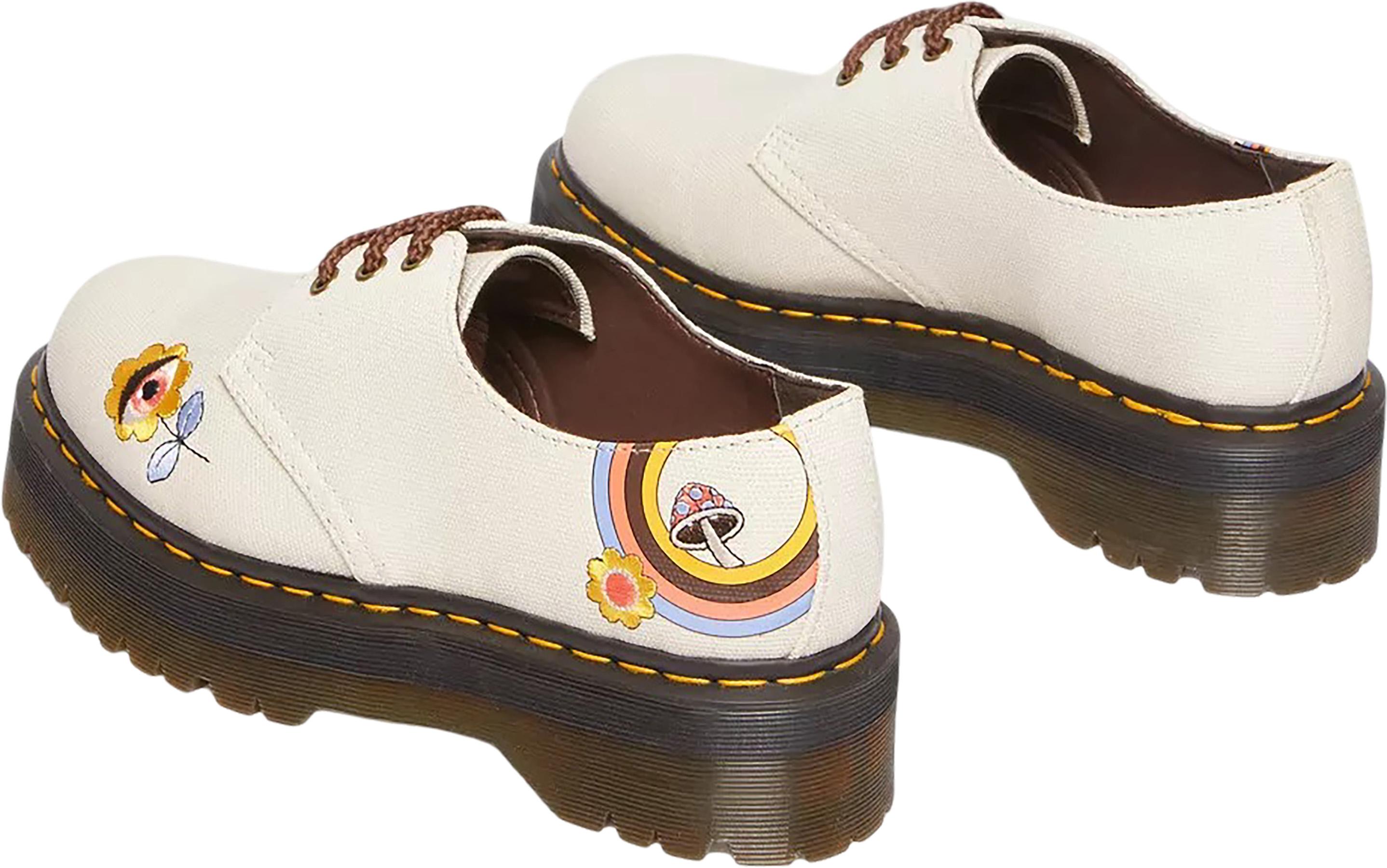 Product gallery image number 3 for product Vegan 1461 Retro Canvas Platform Shoes - Unisex