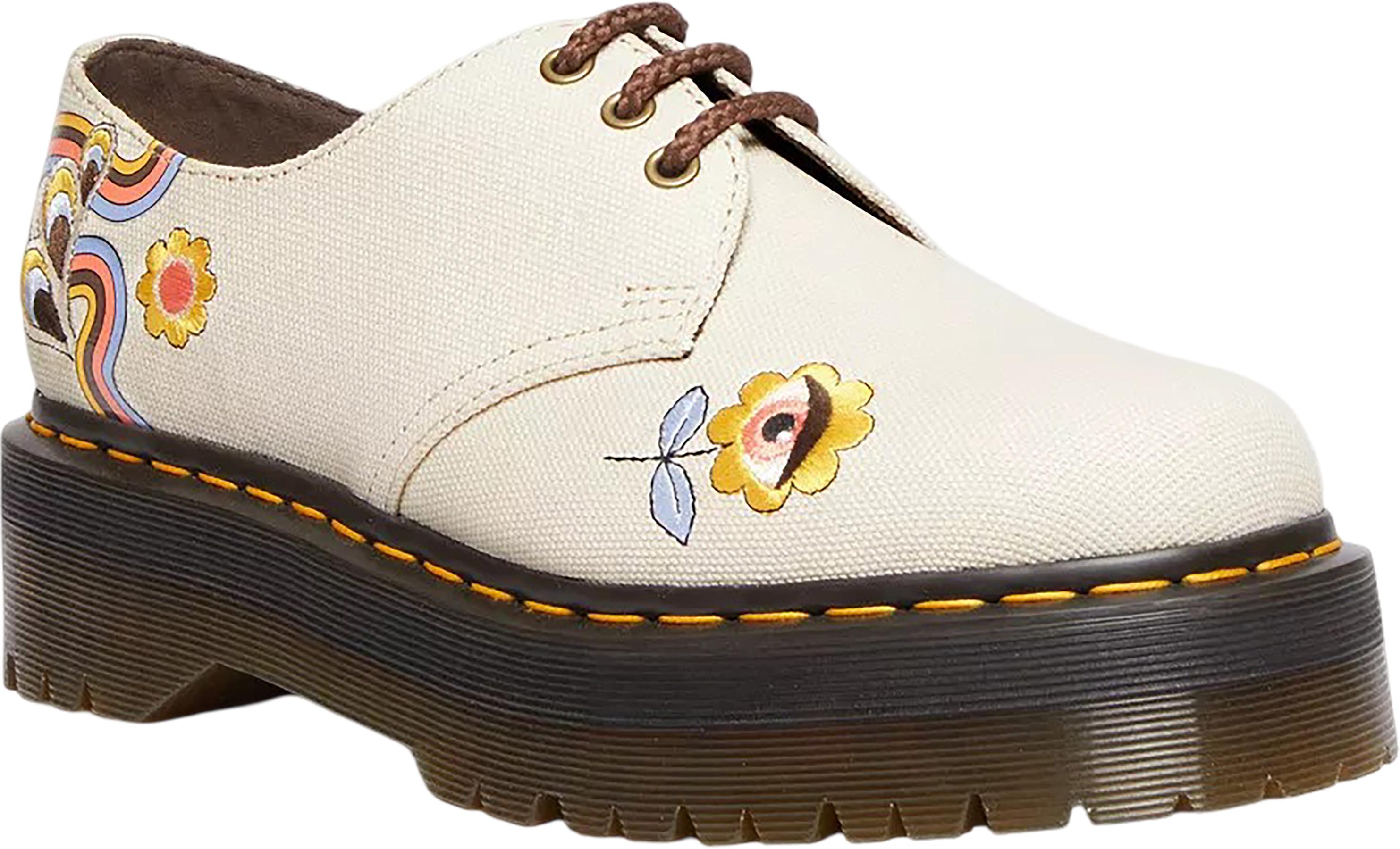 Product gallery image number 4 for product Vegan 1461 Retro Canvas Platform Shoes - Unisex