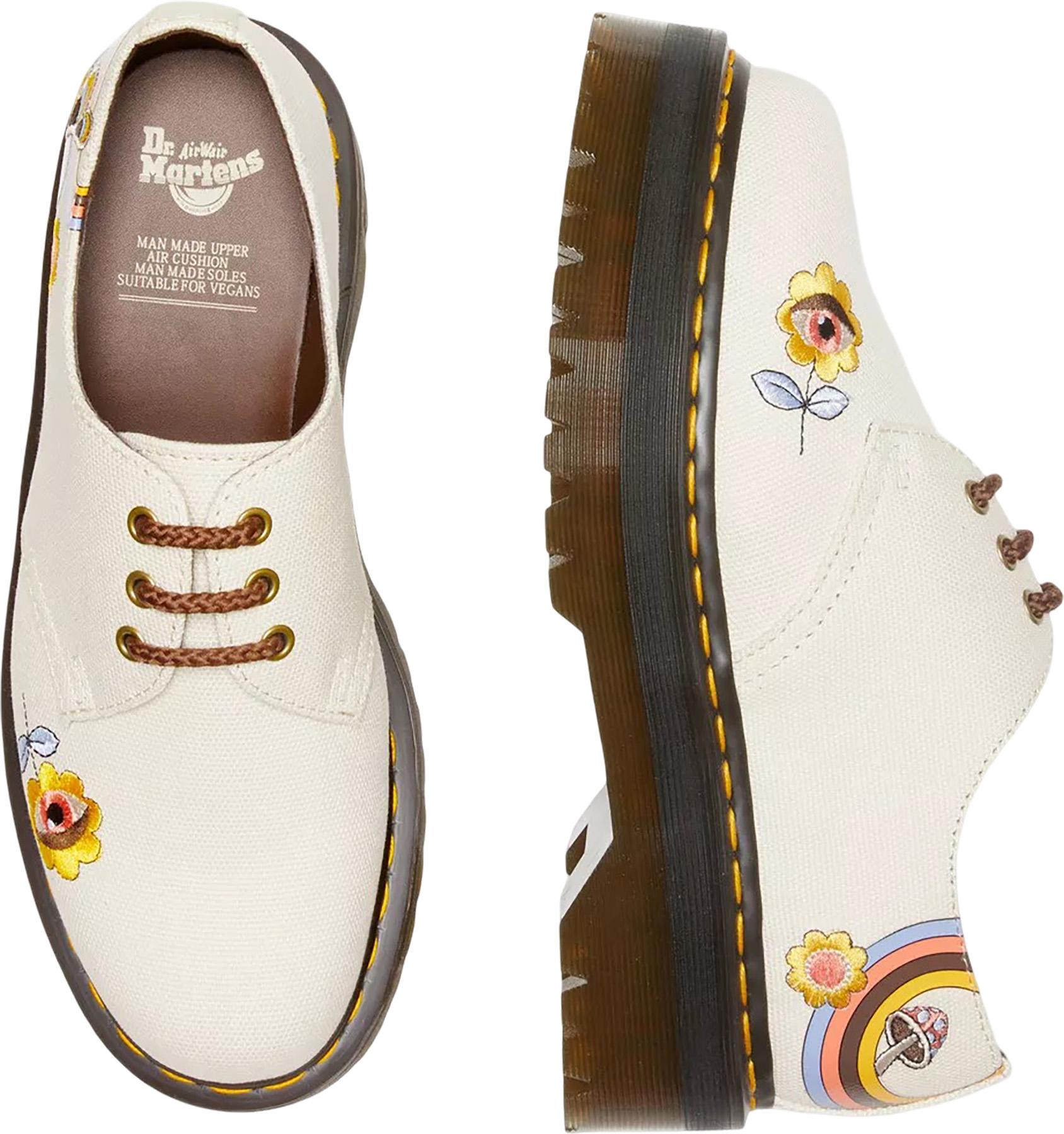Product gallery image number 5 for product Vegan 1461 Retro Canvas Platform Shoes - Unisex