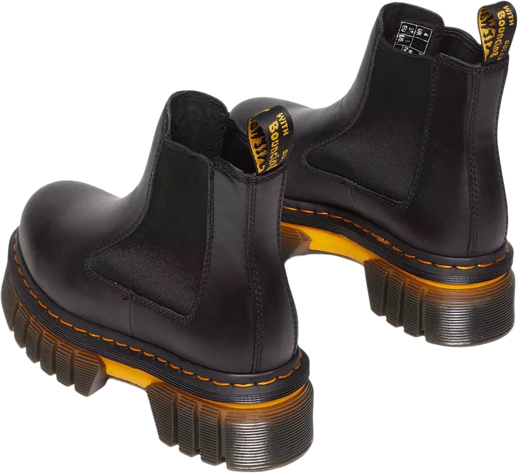 Product gallery image number 2 for product Audrick Contrast Sole Leather Platform Chelsea Boots - Women's