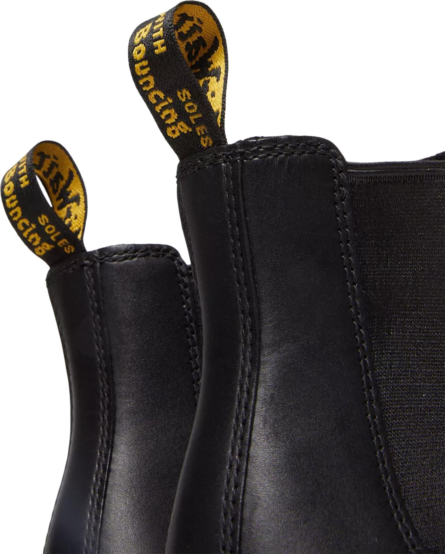 Product gallery image number 3 for product Audrick Contrast Sole Leather Platform Chelsea Boots - Women's