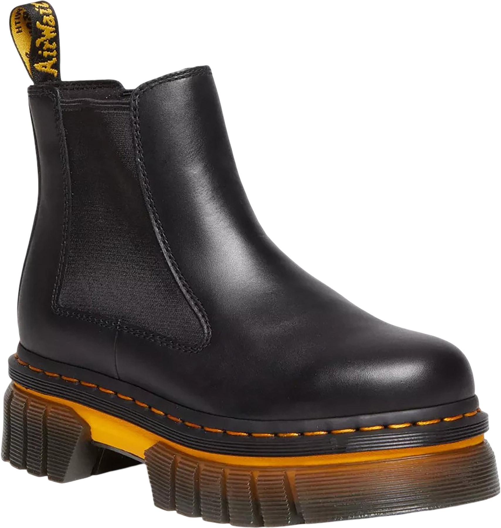 Product gallery image number 7 for product Audrick Contrast Sole Leather Platform Chelsea Boots - Women's