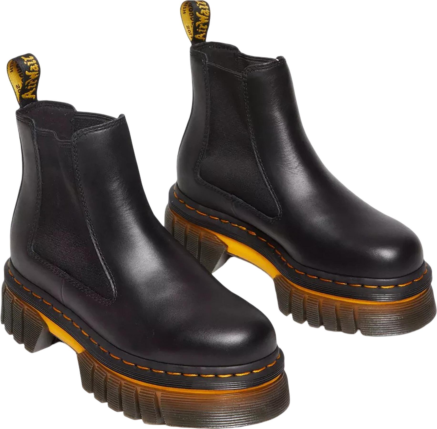 Product gallery image number 5 for product Audrick Contrast Sole Leather Platform Chelsea Boots - Women's