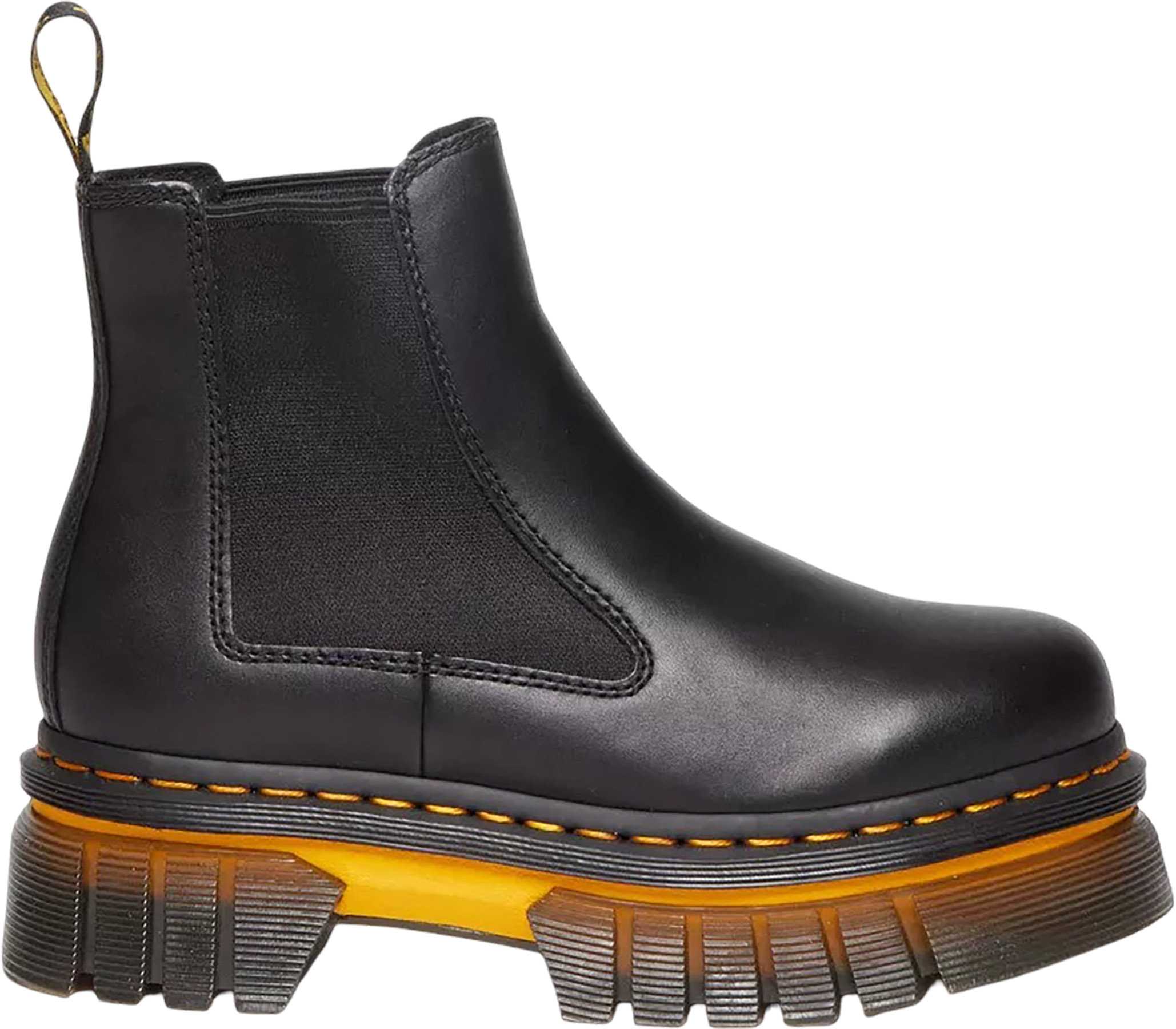 Product image for Audrick Contrast Sole Leather Platform Chelsea Boots - Women's 