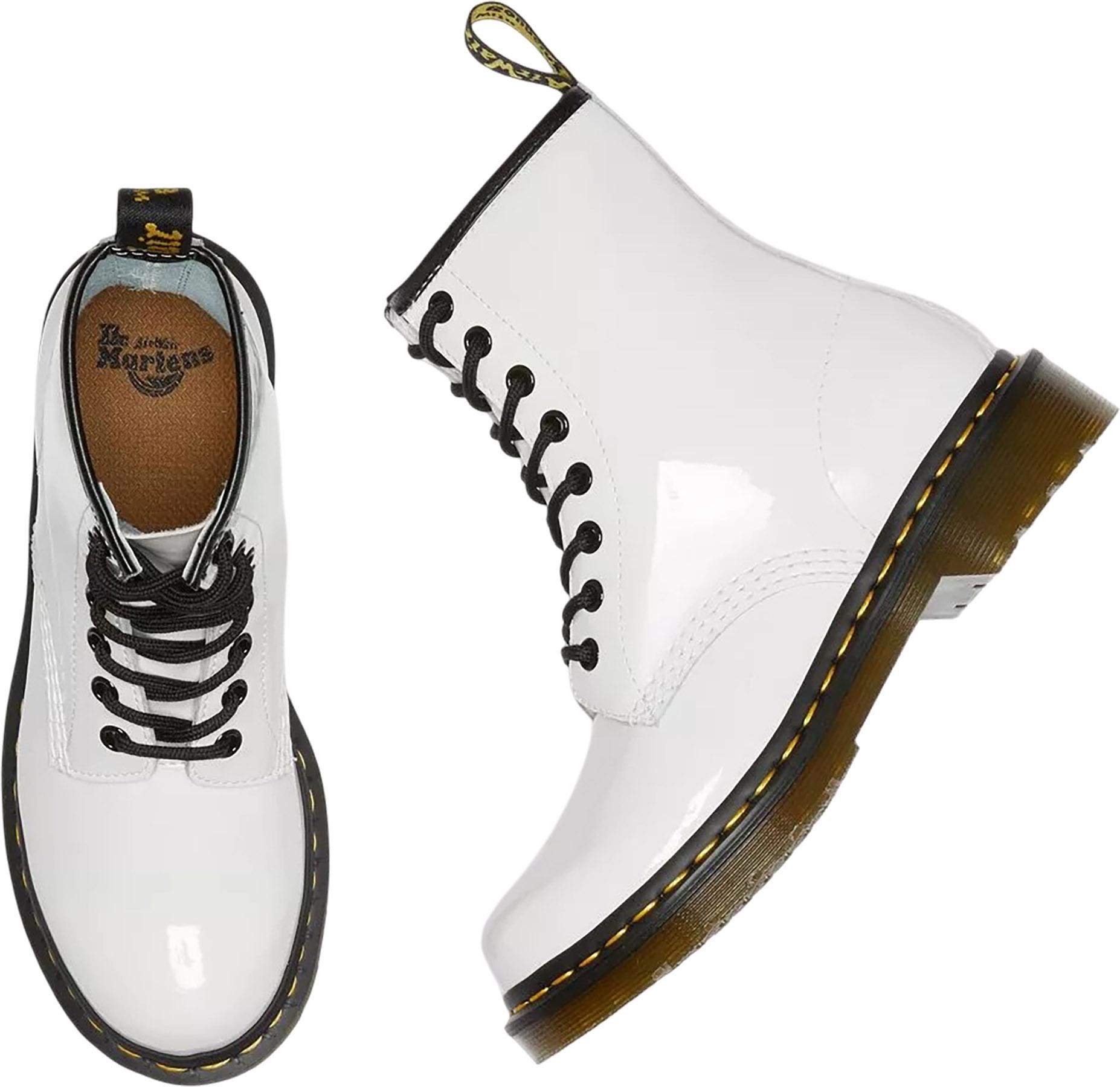 Product gallery image number 3 for product 1460 Patent Leather Lace Up Boots - Women's