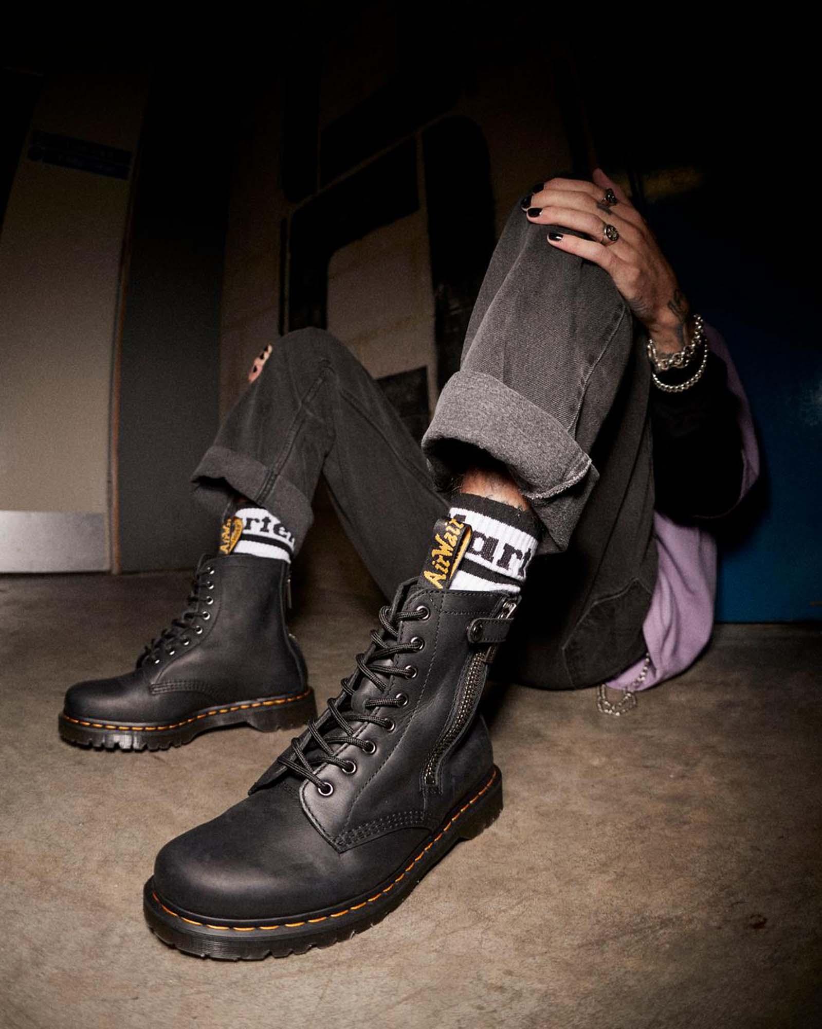Product gallery image number 2 for product 1460 Alt Zip Waxed Full Grain Boots - Men’s