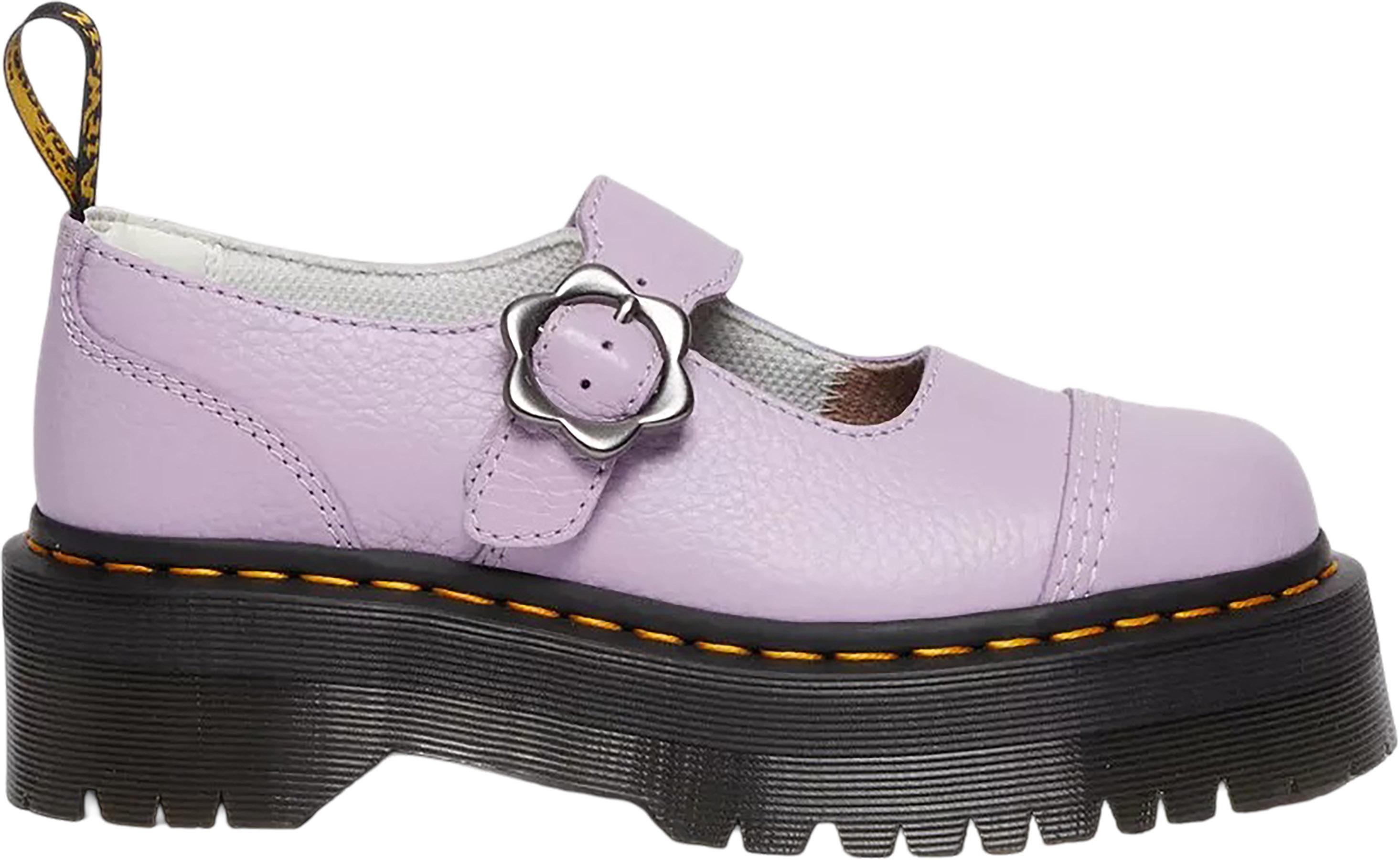 Product image for Addina Flower Buckle Leather Platform Shoes - Women's