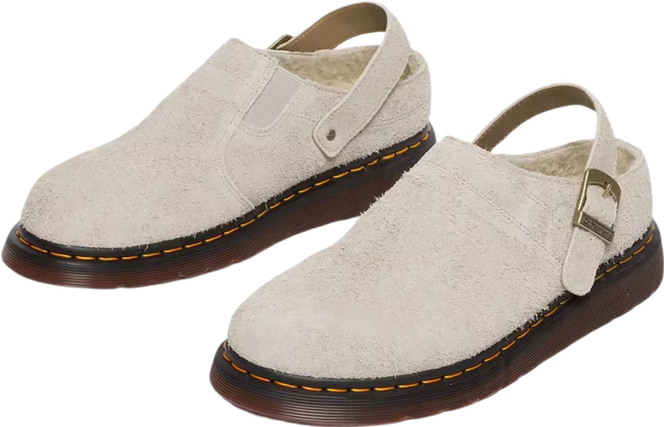 Product gallery image number 5 for product Isham Faux Shearling Lined Suede Mules - Unisex