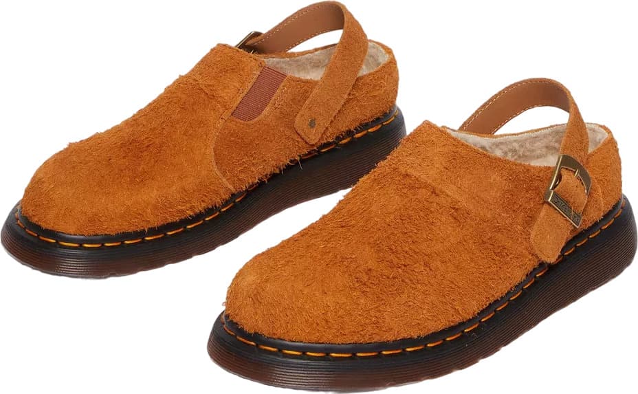 Product gallery image number 9 for product Isham Faux Shearling Lined Suede Mules - Unisex