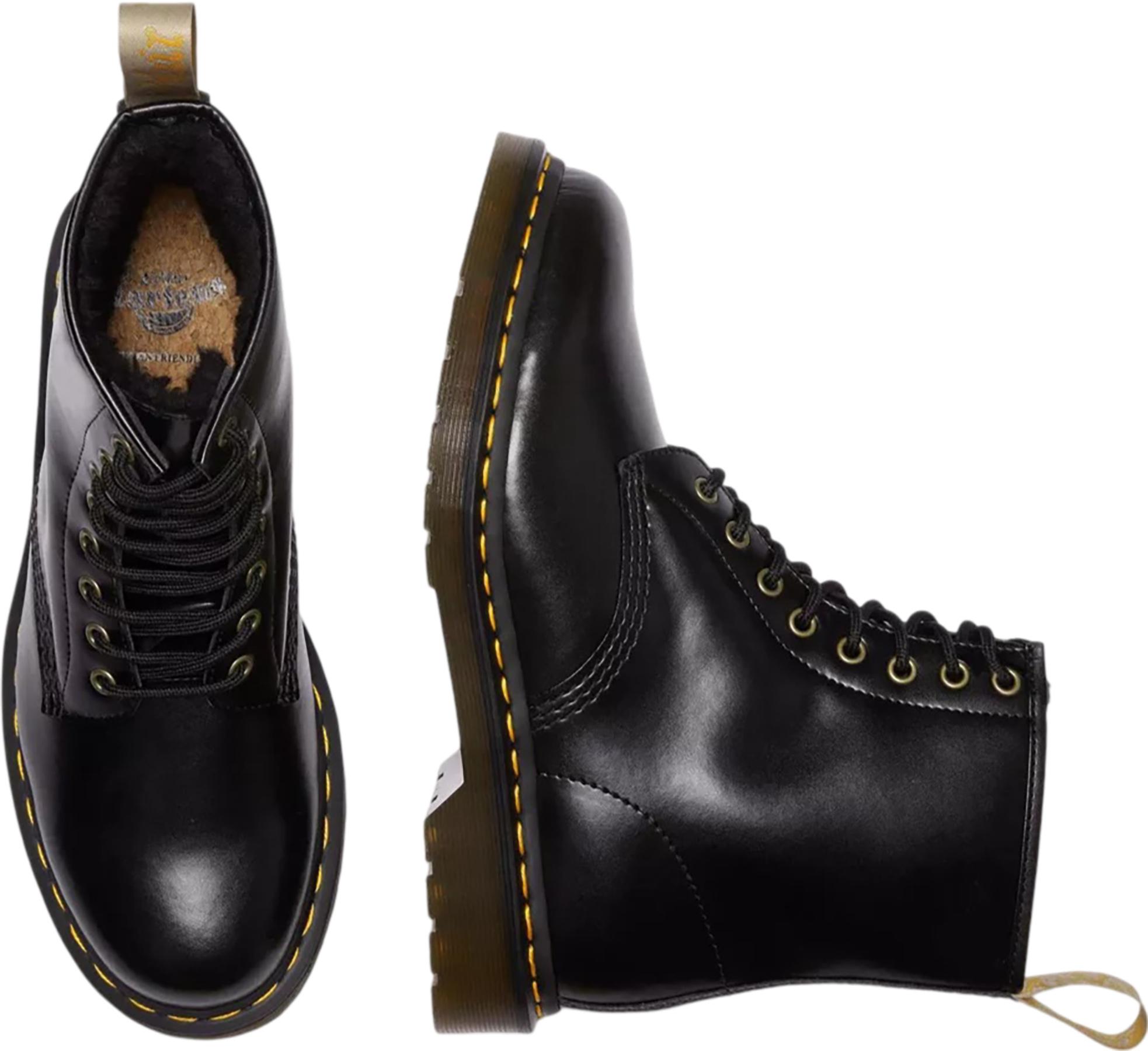 Product gallery image number 6 for product Vegan 1460 Borg Lined Lace Up Boots - Unisex