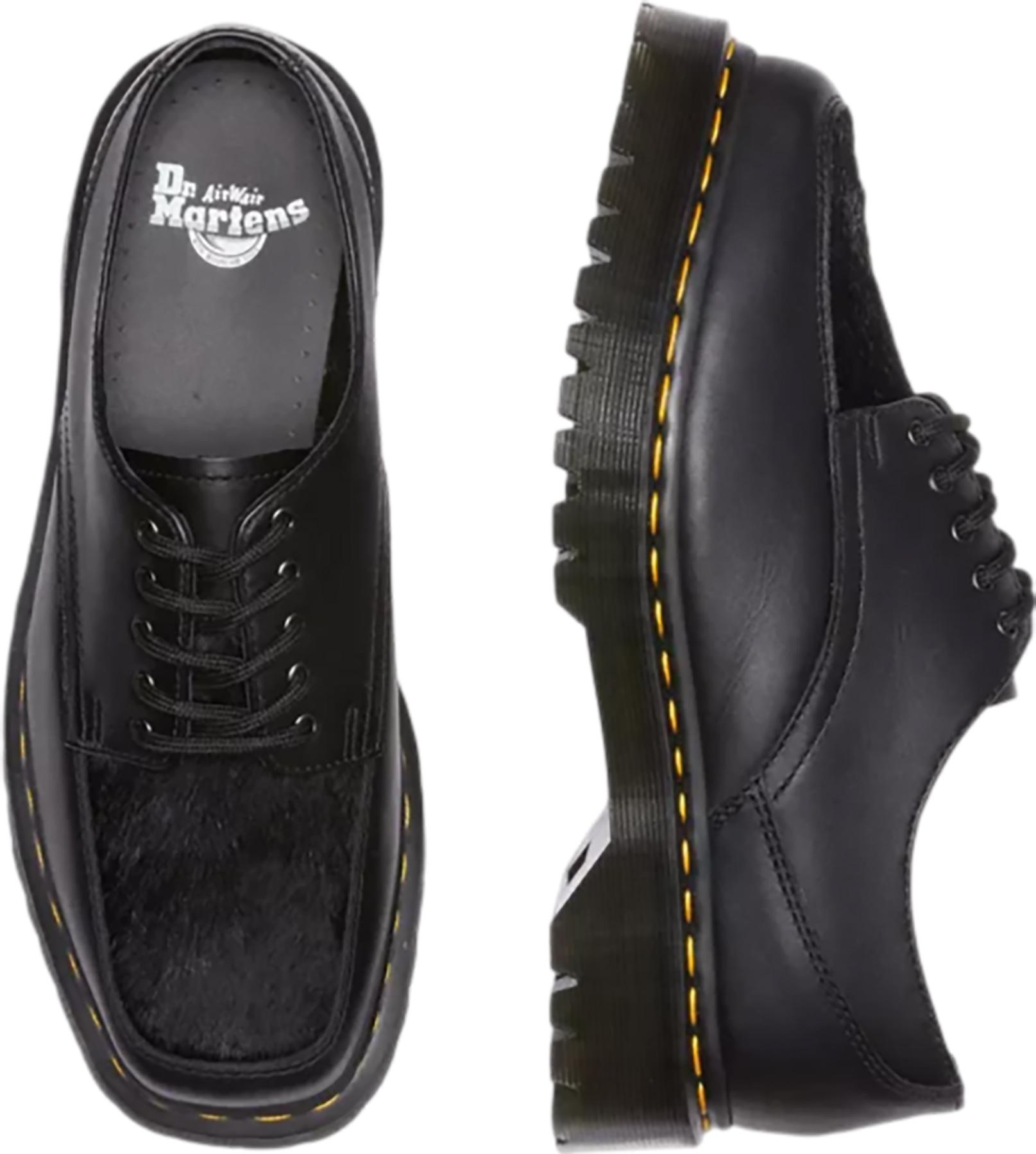 Product gallery image number 7 for product 5-Eye Bex Square Toe Hair-On & Leather Shoes - Unisex
