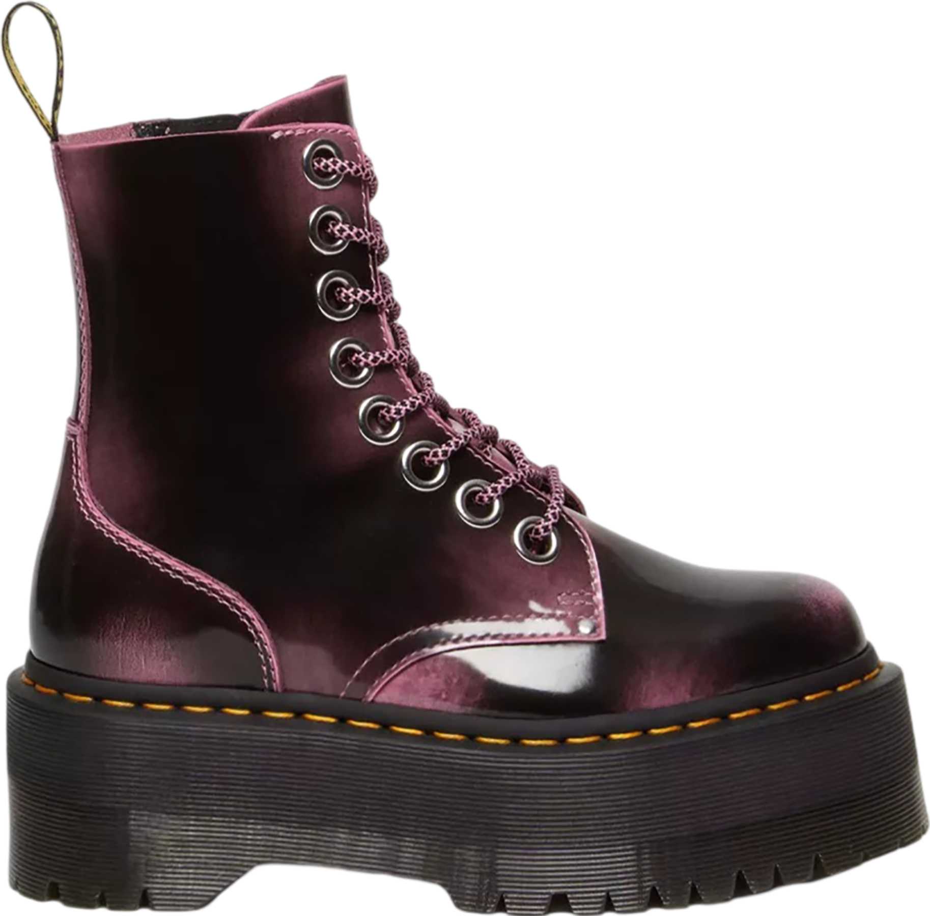 Product image for Bottes à plateforme en cuir Distressed Jadon Max - Femme
