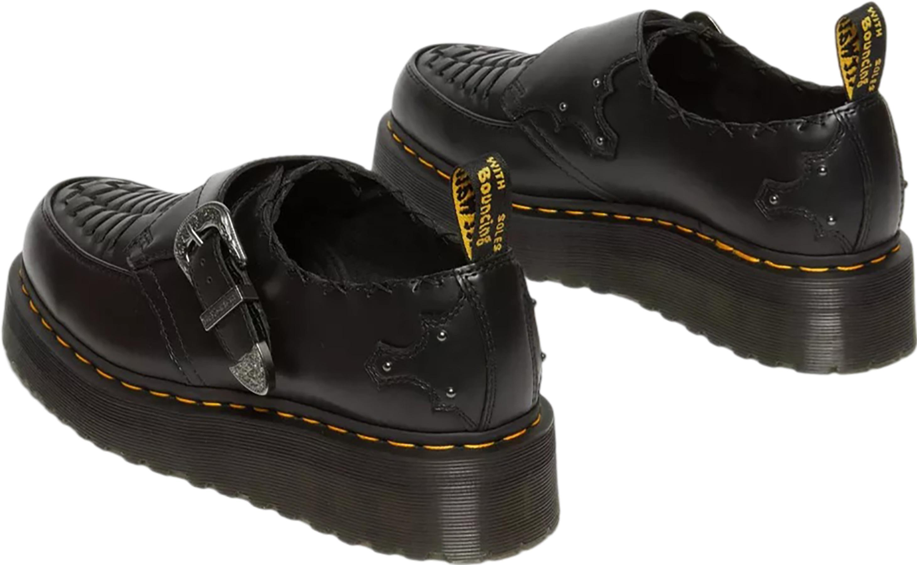 Numéro de l'image de la galerie de produits 5 pour le produit Souliers creepers à plateforme en cuir lisse tressé Ramsey - Unisexe