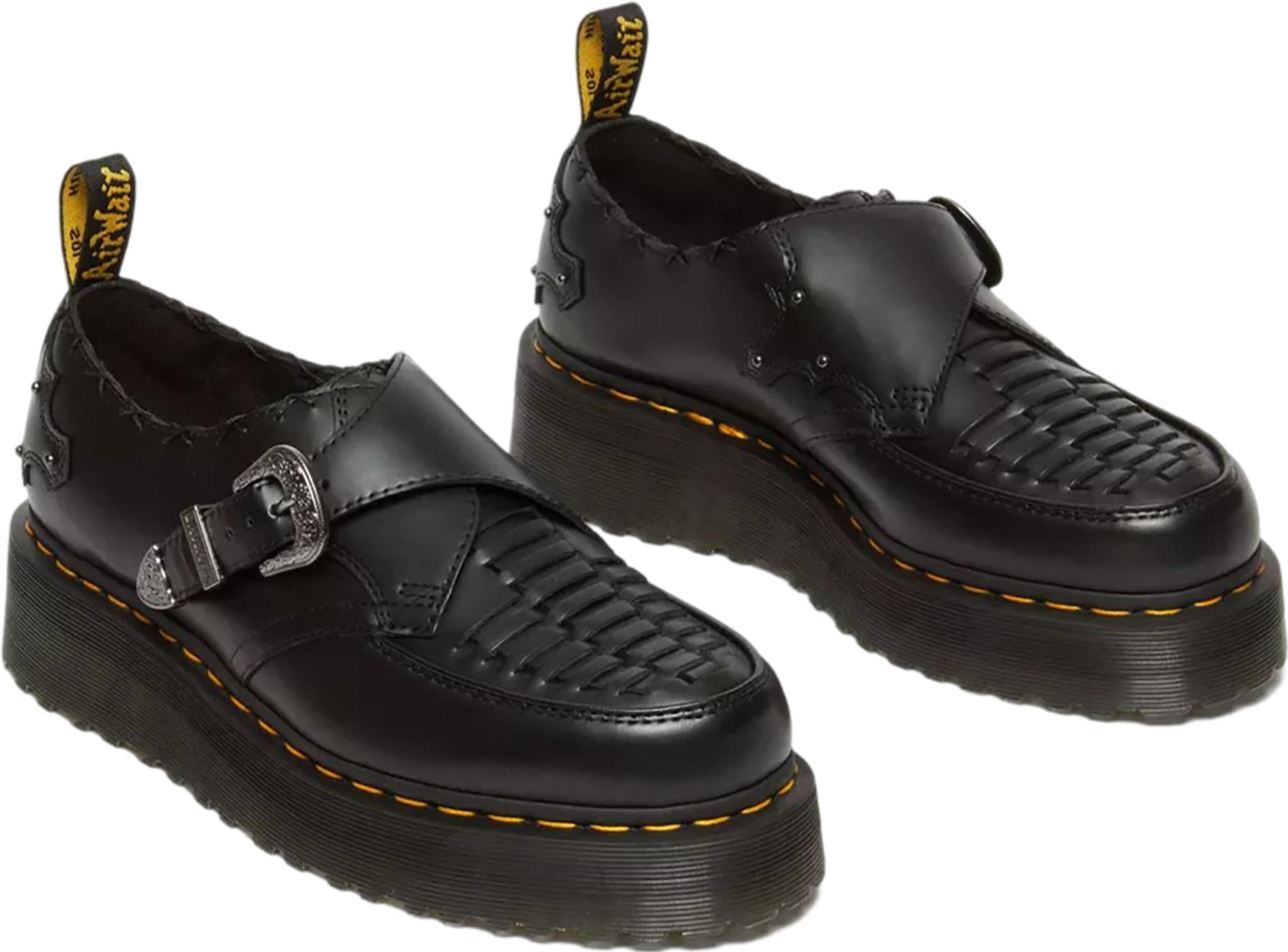 Numéro de l'image de la galerie de produits 3 pour le produit Souliers creepers à plateforme en cuir lisse tressé Ramsey - Unisexe