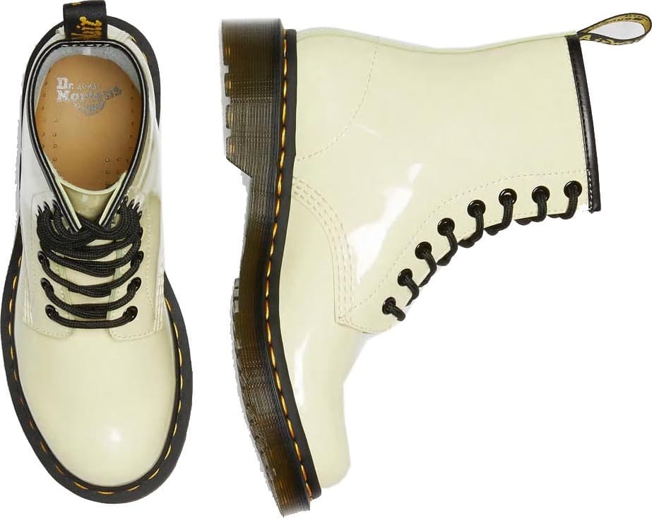 Product gallery image number 2 for product Bottes en cuir à lacets 1460 English Garden - Femme