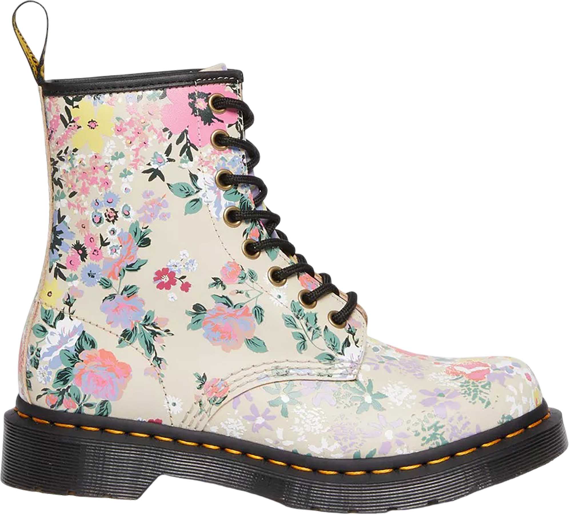 Parchment Beige Floral Mash Up Backhand