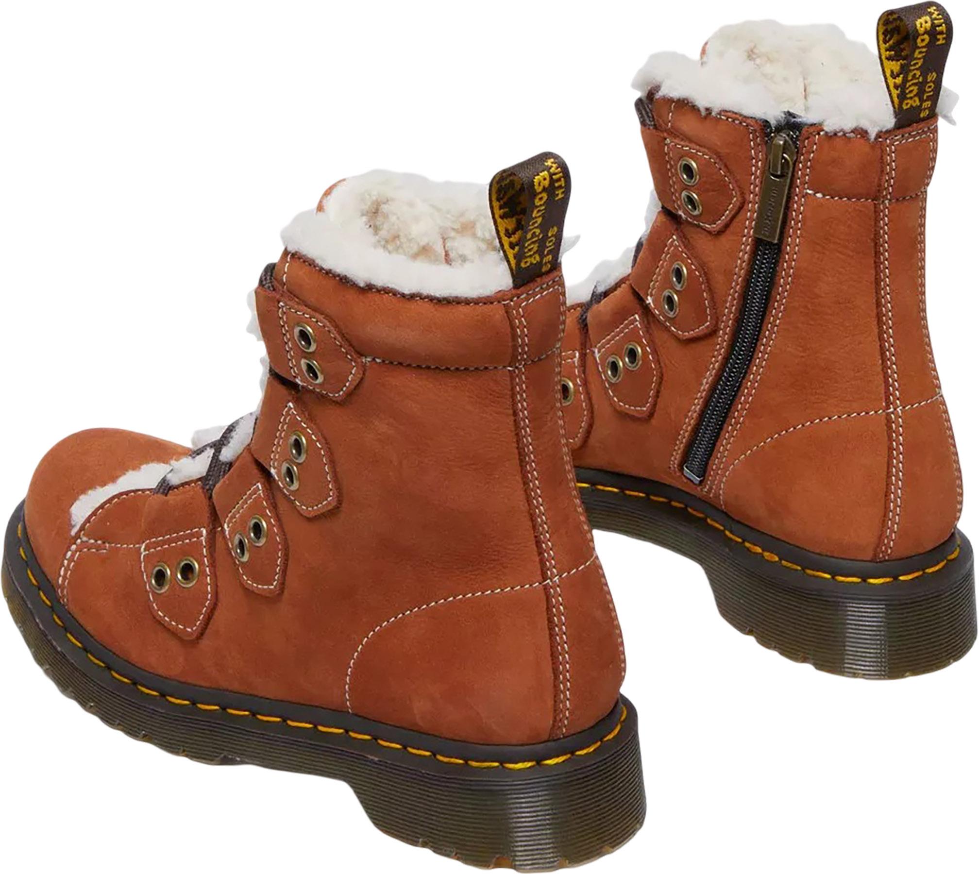 Numéro de l'image de la galerie de produits 2 pour le produit Bottes a lacets ghillie jusqu aux orteils avec doublure en fourrure et cuir Buttersoft 1460 - Femme