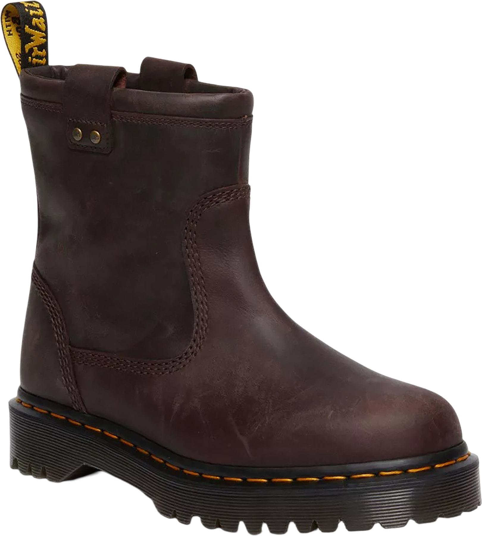 Product gallery image number 4 for product Anistone Lo Leather Biker Boots - Unisex