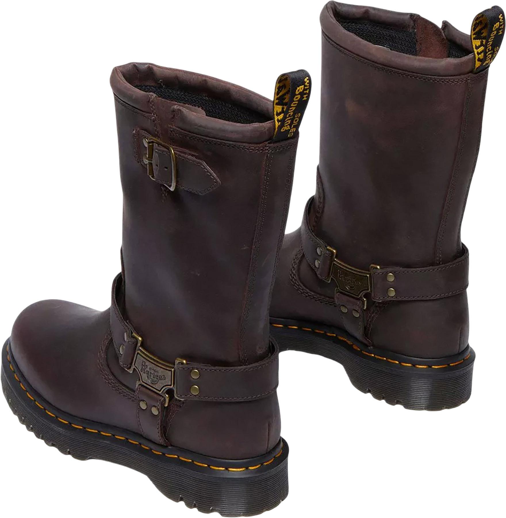 Product gallery image number 5 for product Anistone Hi Leather Biker Boots - Unisex