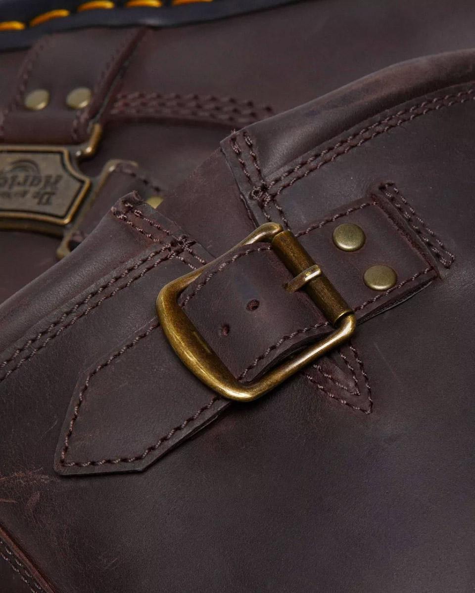 Product gallery image number 2 for product Anistone Hi Leather Biker Boots - Unisex