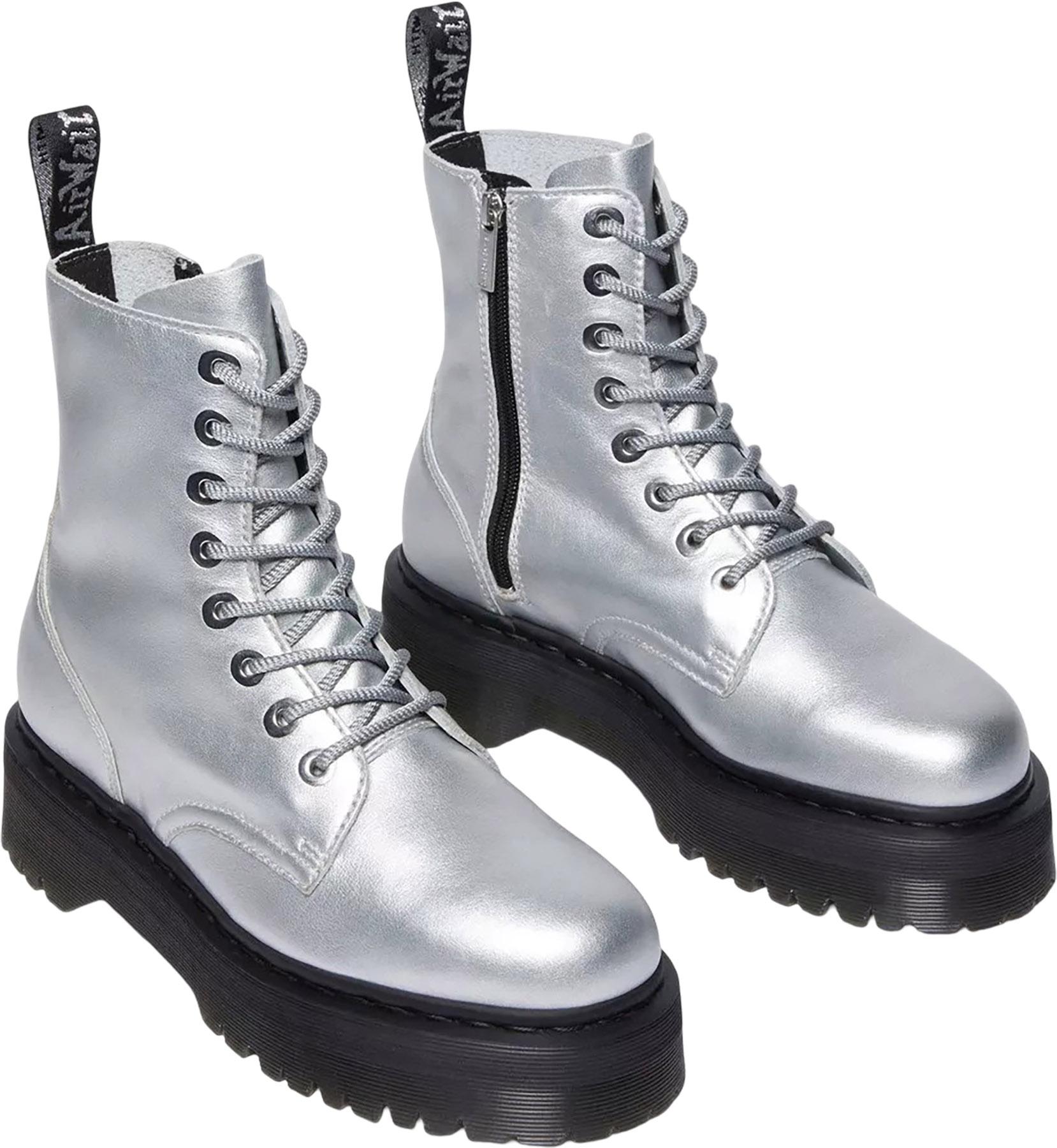 Numéro de l'image de la galerie de produits 4 pour le produit Bottes à plateforme en cuir métallisé Jadon - Unisexe