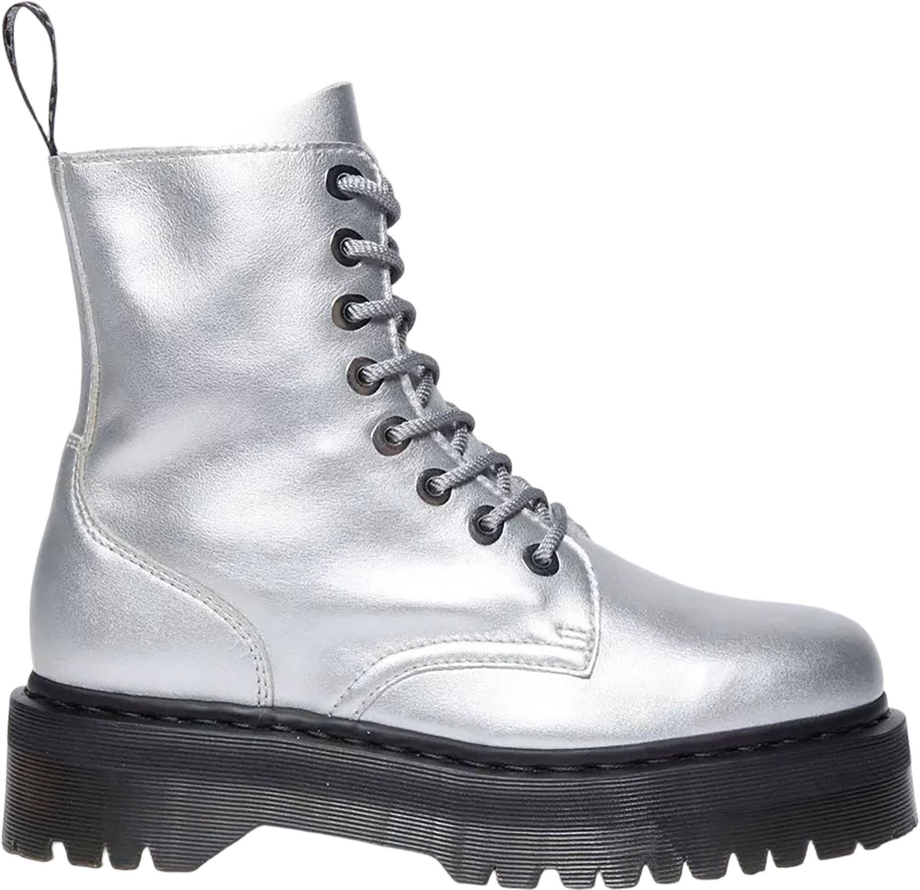 Product image for Jadon Metallic Leather Platform Boots - Unisex