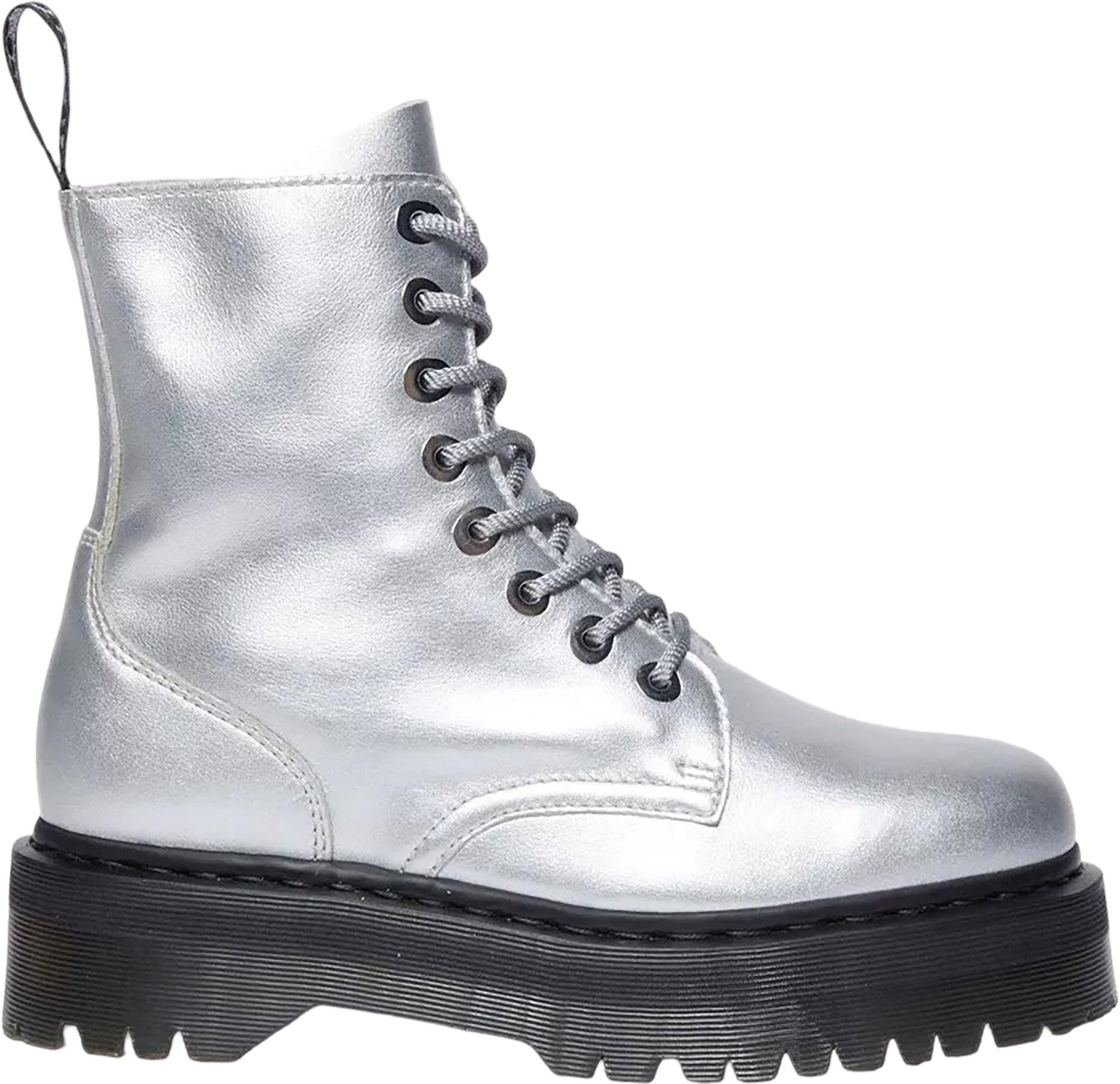 Product image for Jadon Metallic Leather Platform Boots - Unisex