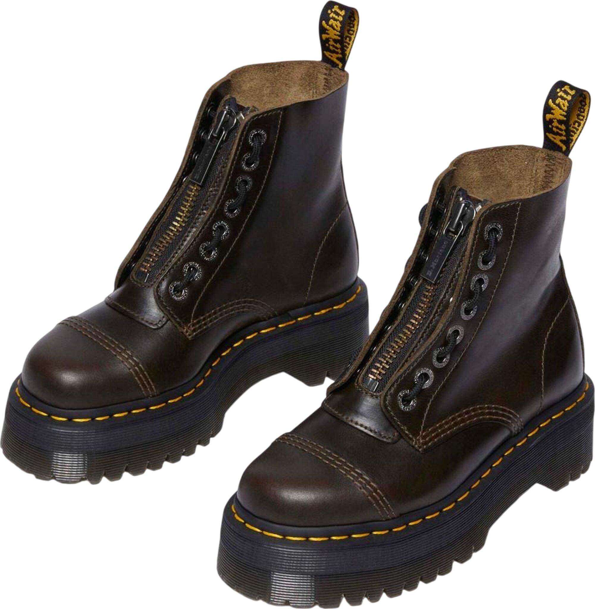Product gallery image number 6 for product Sinclair Orleans Leather Platform Boots - Unisex