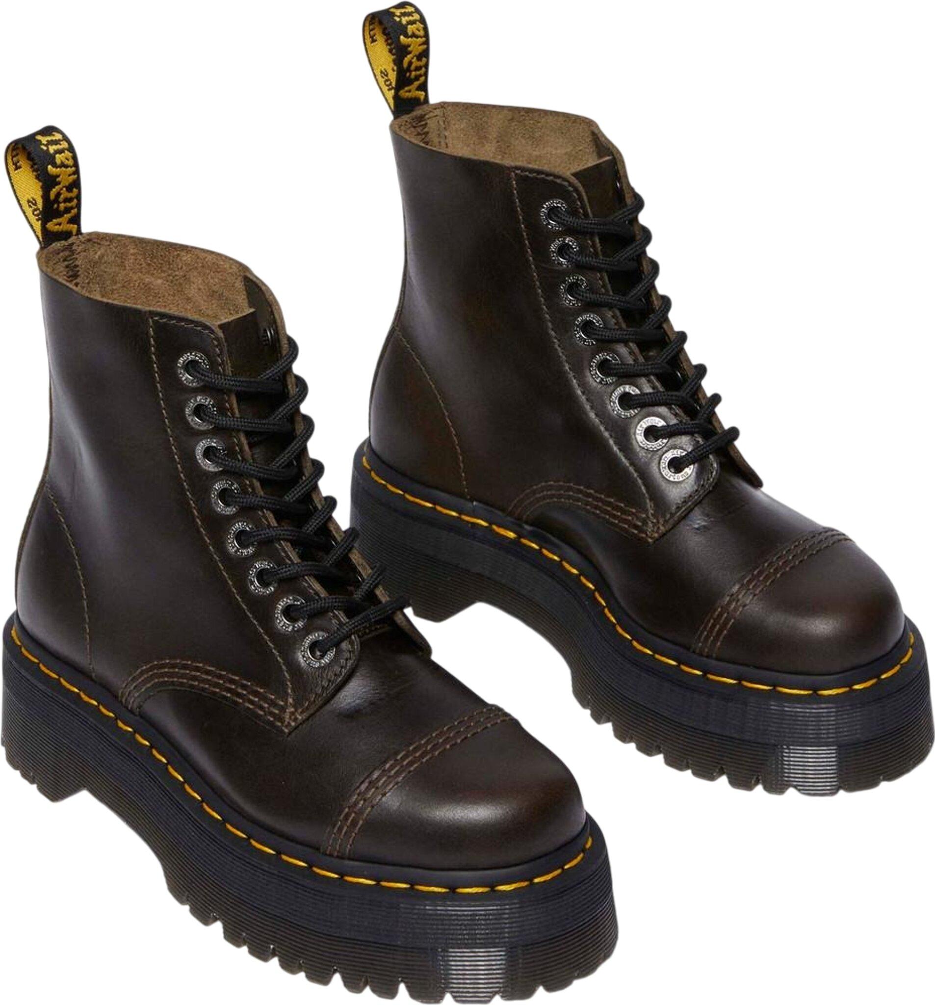 Product gallery image number 3 for product Sinclair Orleans Leather Platform Boots - Unisex