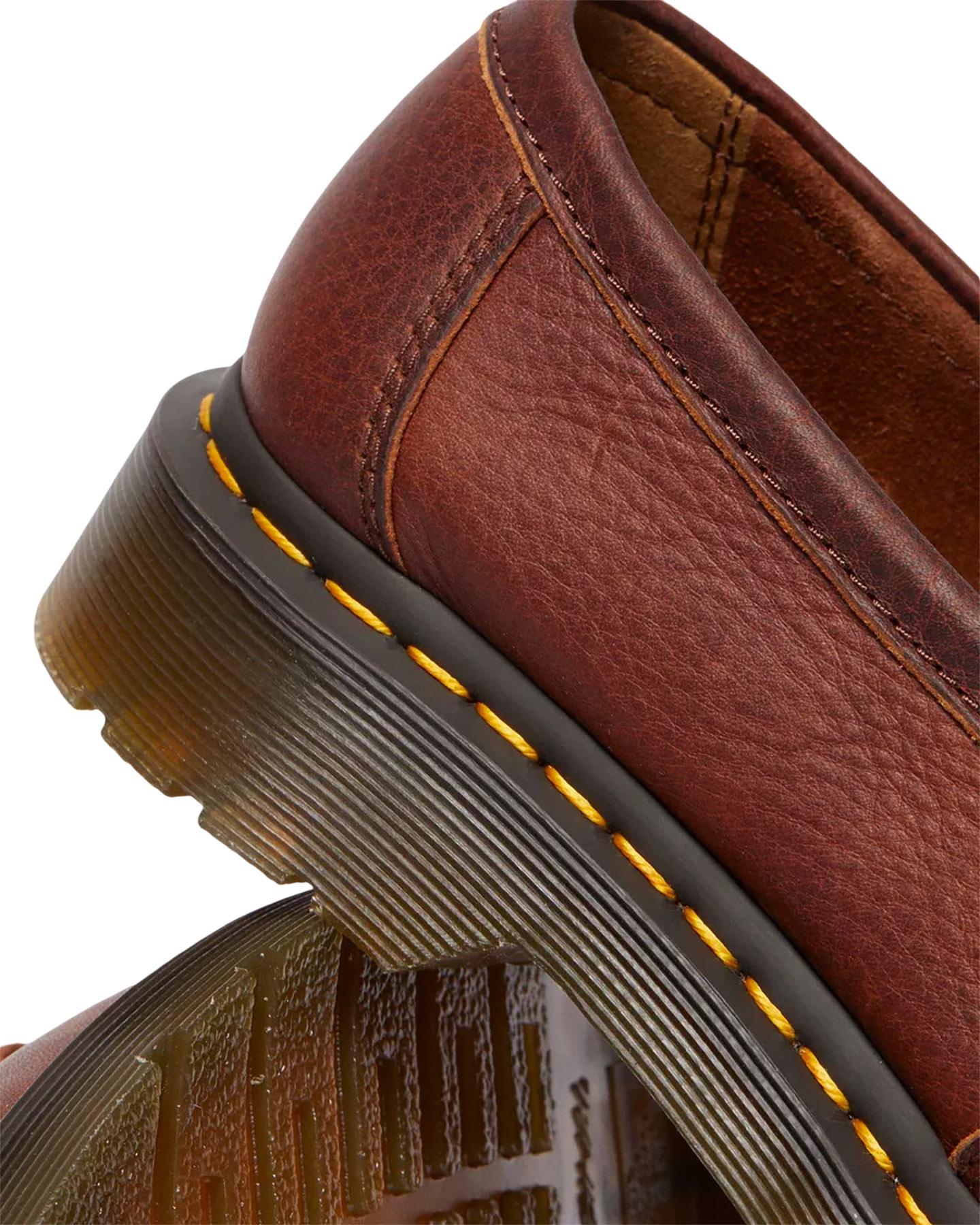 Numéro de l'image de la galerie de produits 3 pour le produit Mocassins en cuir Ambassador à surpiqûres jaunes Adrian - Unisexe