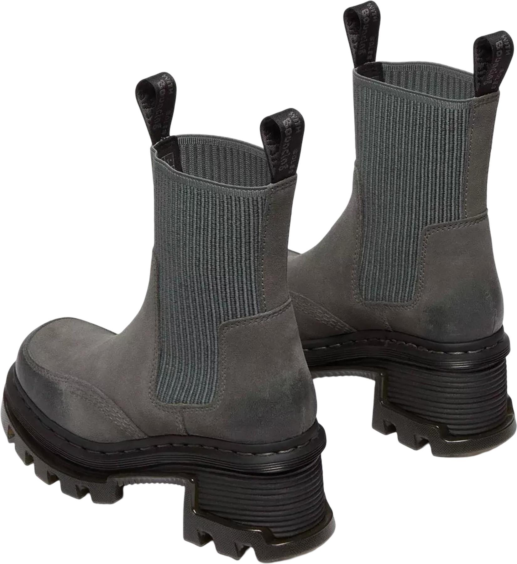 Numéro de l'image de la galerie de produits 5 pour le produit Botte à talon en suède ciré Corran - Femme