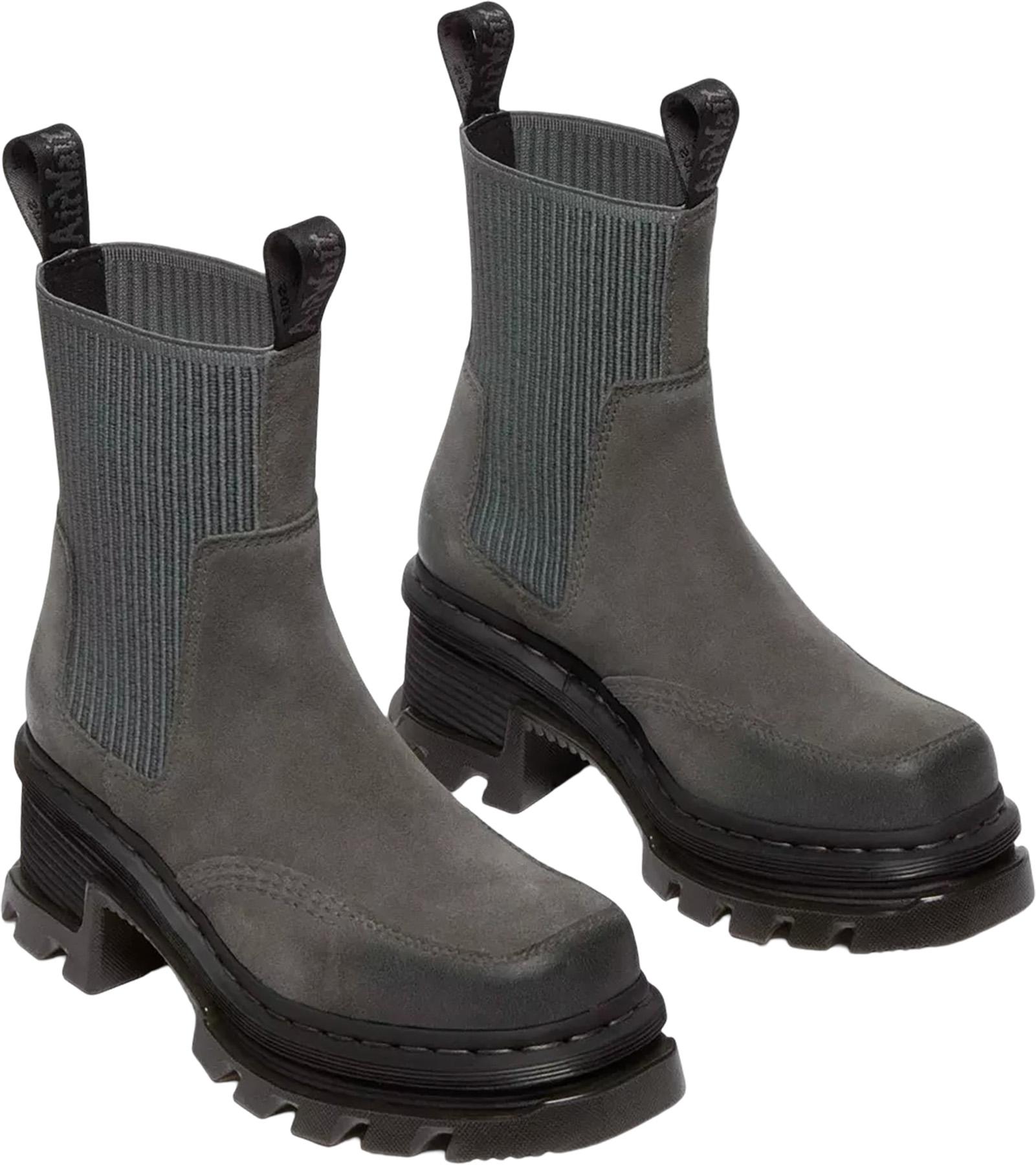 Numéro de l'image de la galerie de produits 4 pour le produit Botte à talon en suède ciré Corran - Femme
