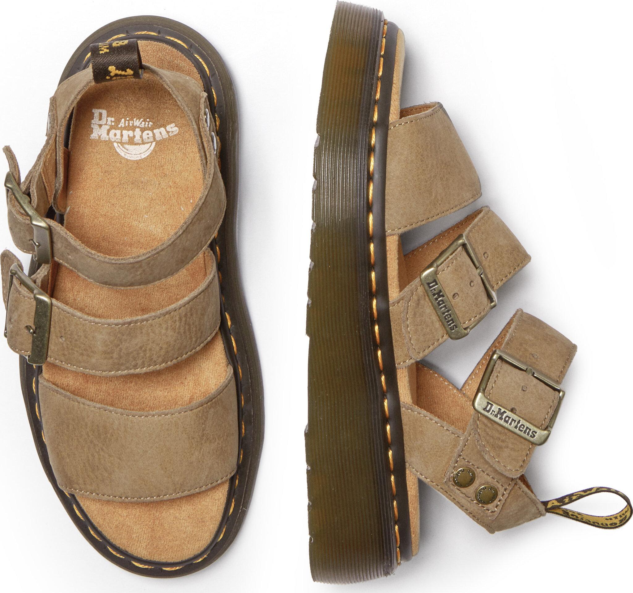 Martens Gryphon Quad Sandals Tan Doc Marten Sandals Martens