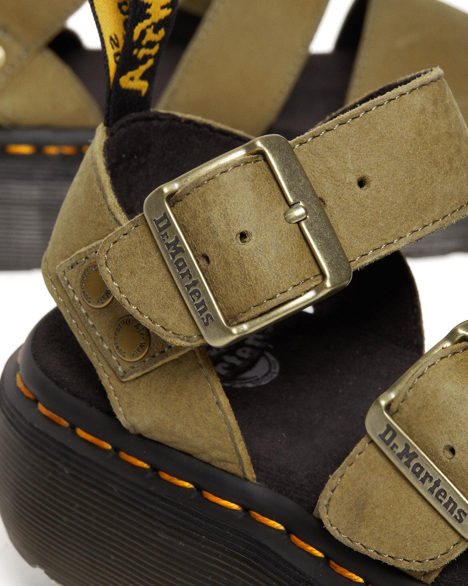 Product gallery image number 6 for product Gryphon Quad Leather Platform Sandals - Women's