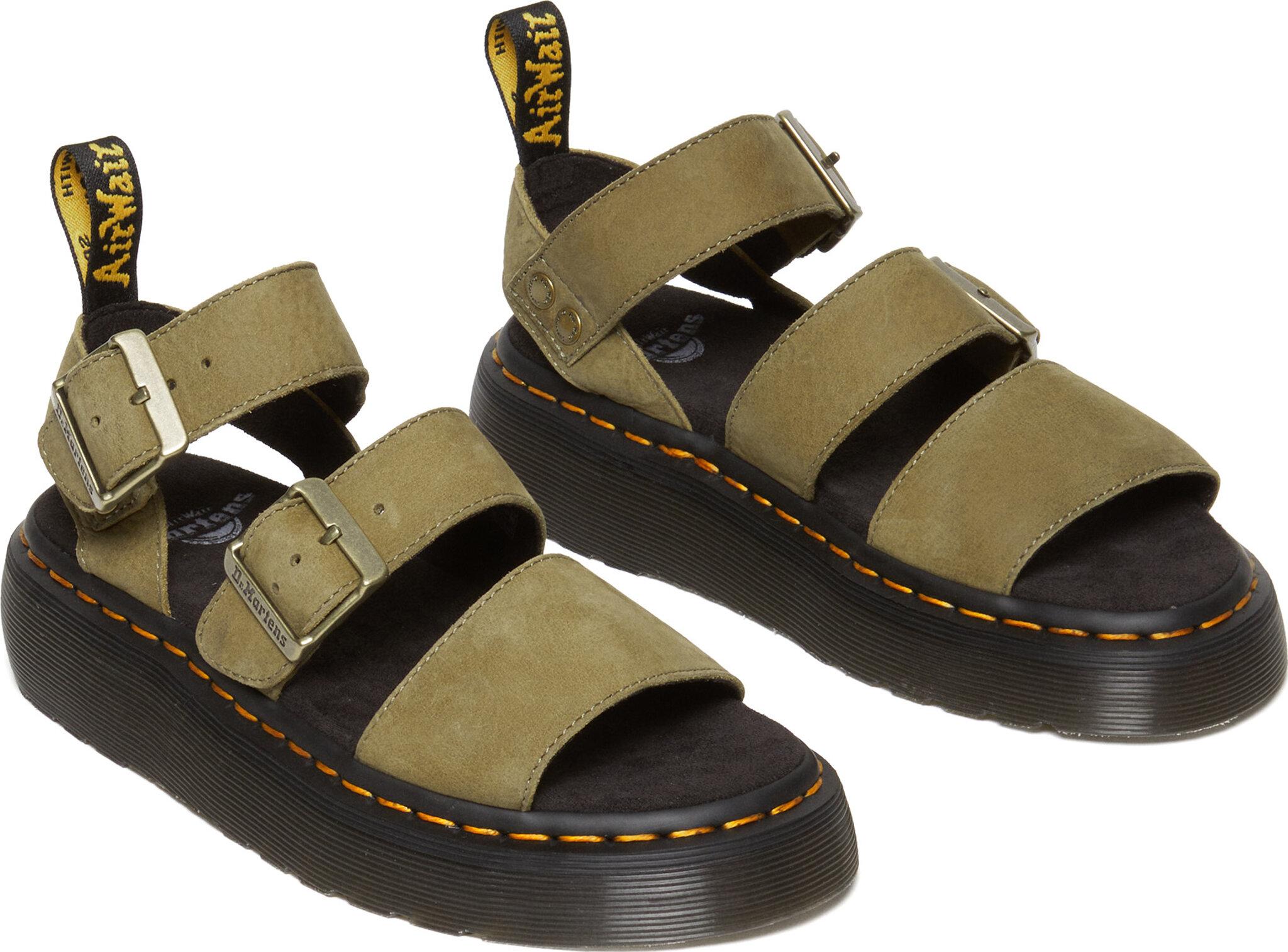 Product gallery image number 2 for product Gryphon Quad Leather Platform Sandals - Women's