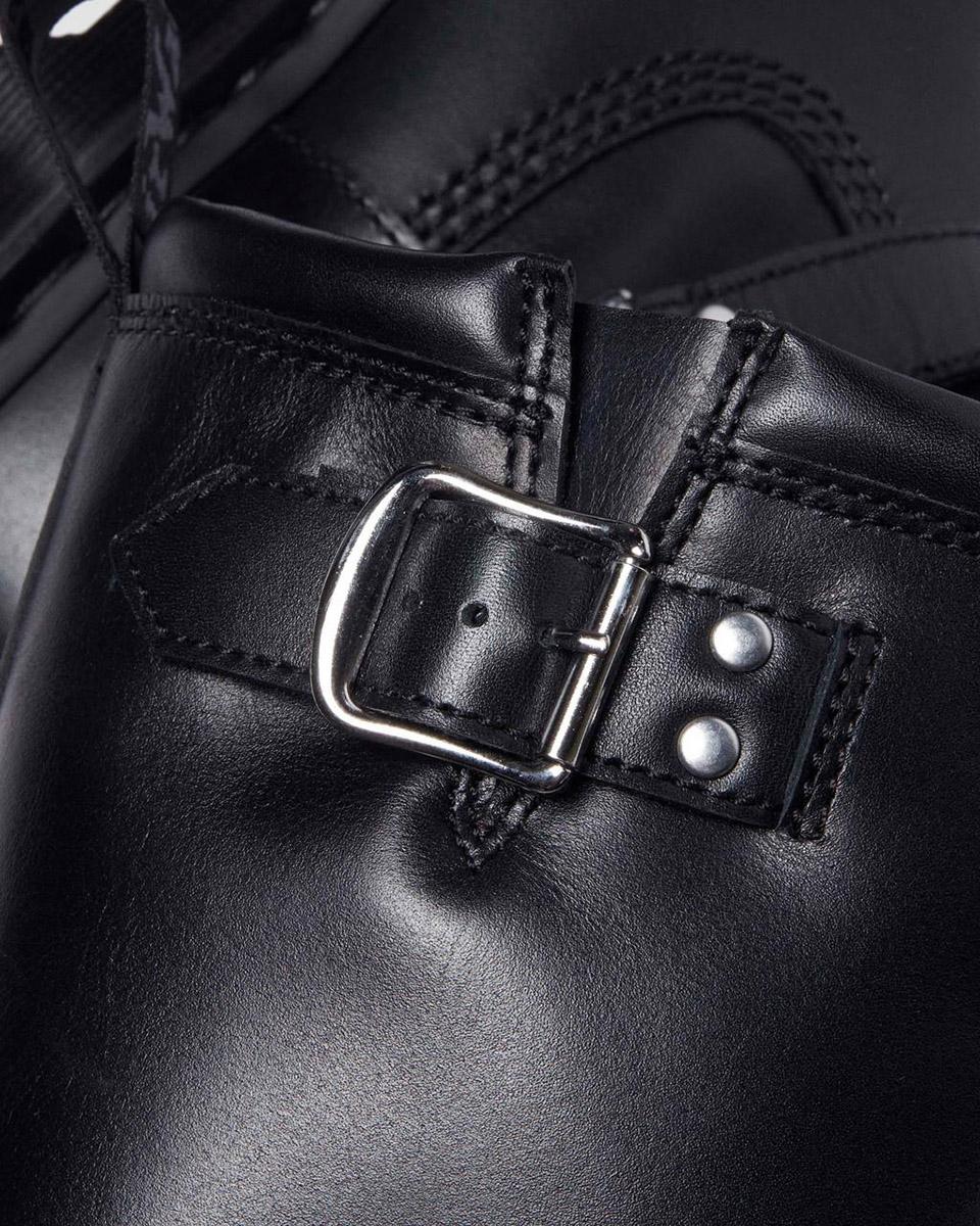 Product gallery image number 2 for product Anistone Hi Leather Biker Boots - Unisex