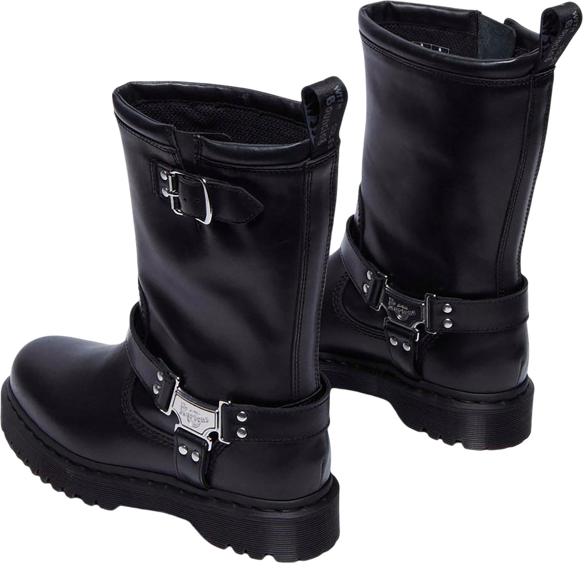 Product gallery image number 5 for product Anistone Hi Leather Biker Boots - Unisex