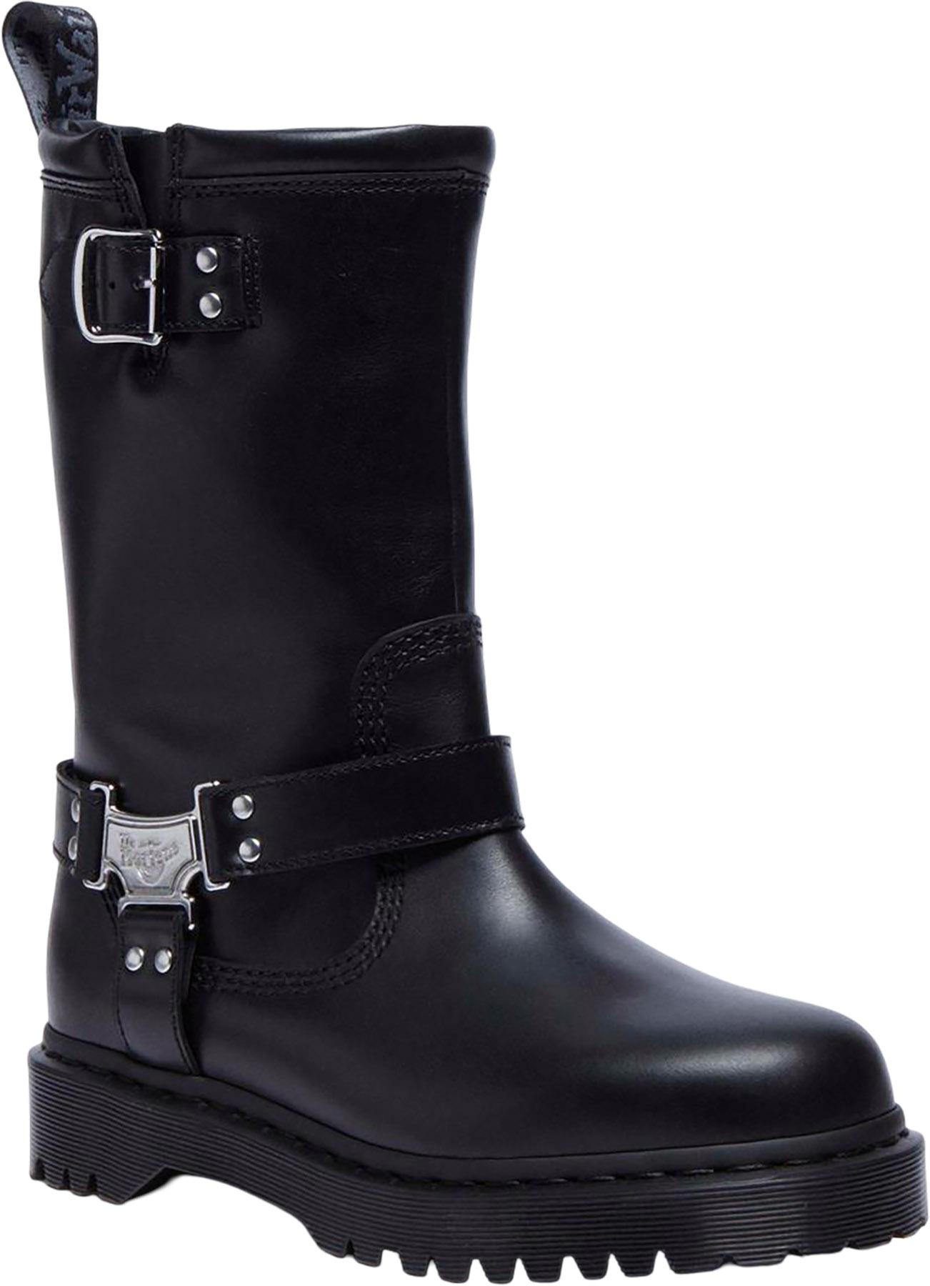 Product gallery image number 6 for product Anistone Hi Leather Biker Boots - Unisex