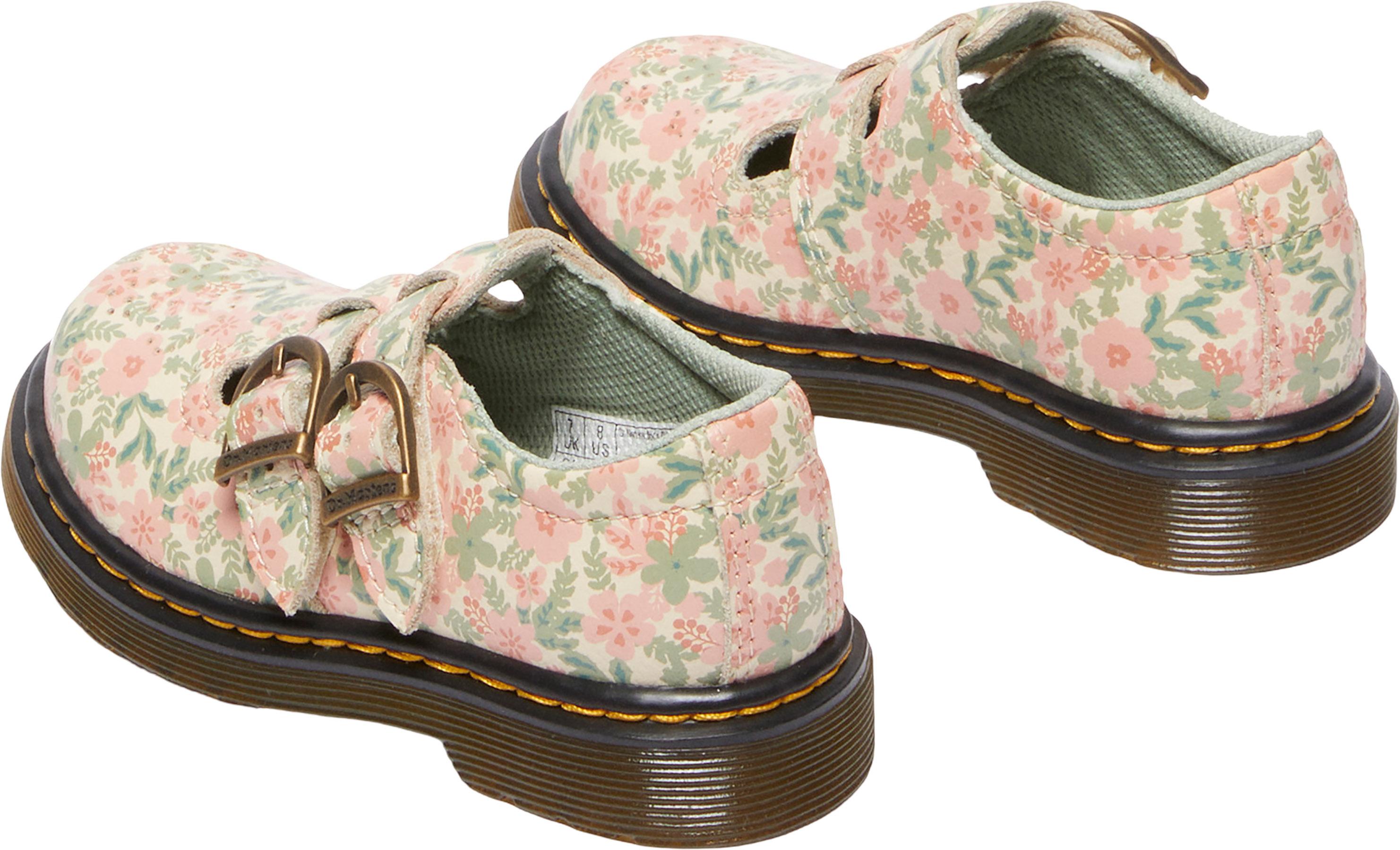 Product gallery image number 2 for product 8065 Cloud CreamMulti AthenaPop Floral Print Shoes - Toddlers