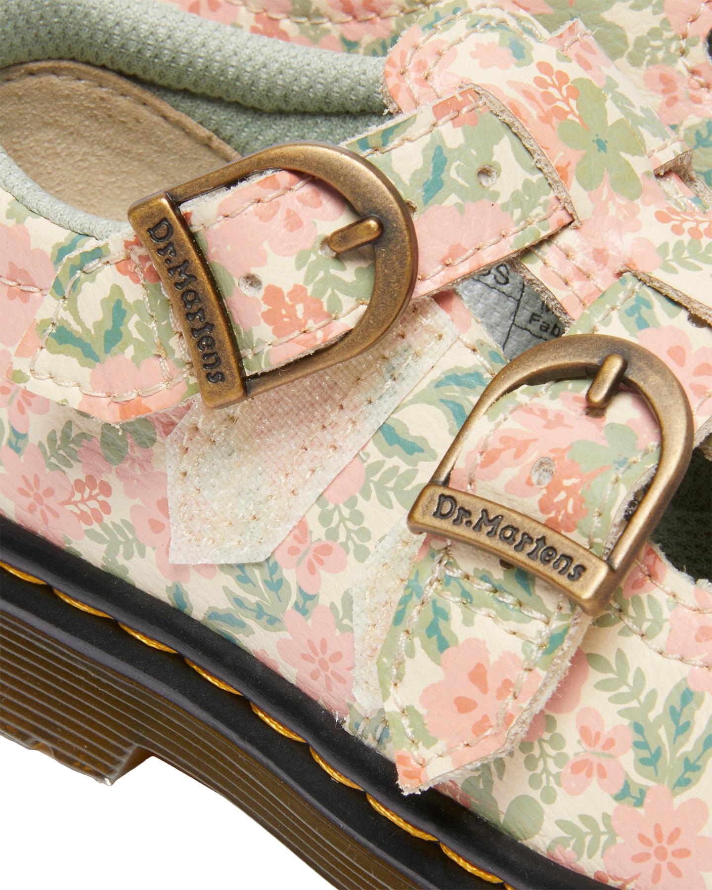 Product gallery image number 5 for product 8065 Cloud CreamMulti AthenaPop Floral Print Shoes - Toddlers