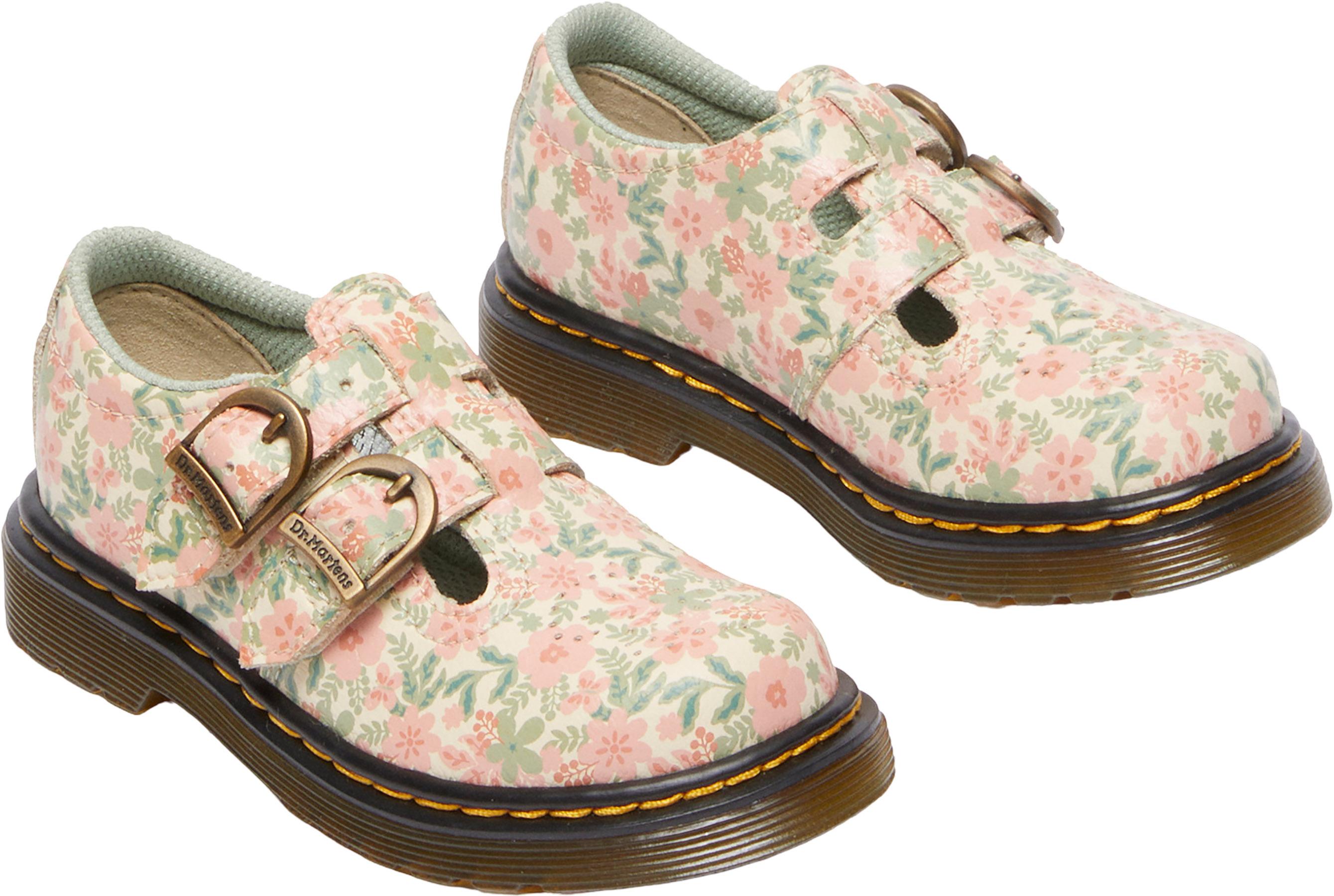 Product gallery image number 6 for product 8065 Cloud CreamMulti AthenaPop Floral Print Shoes - Toddlers