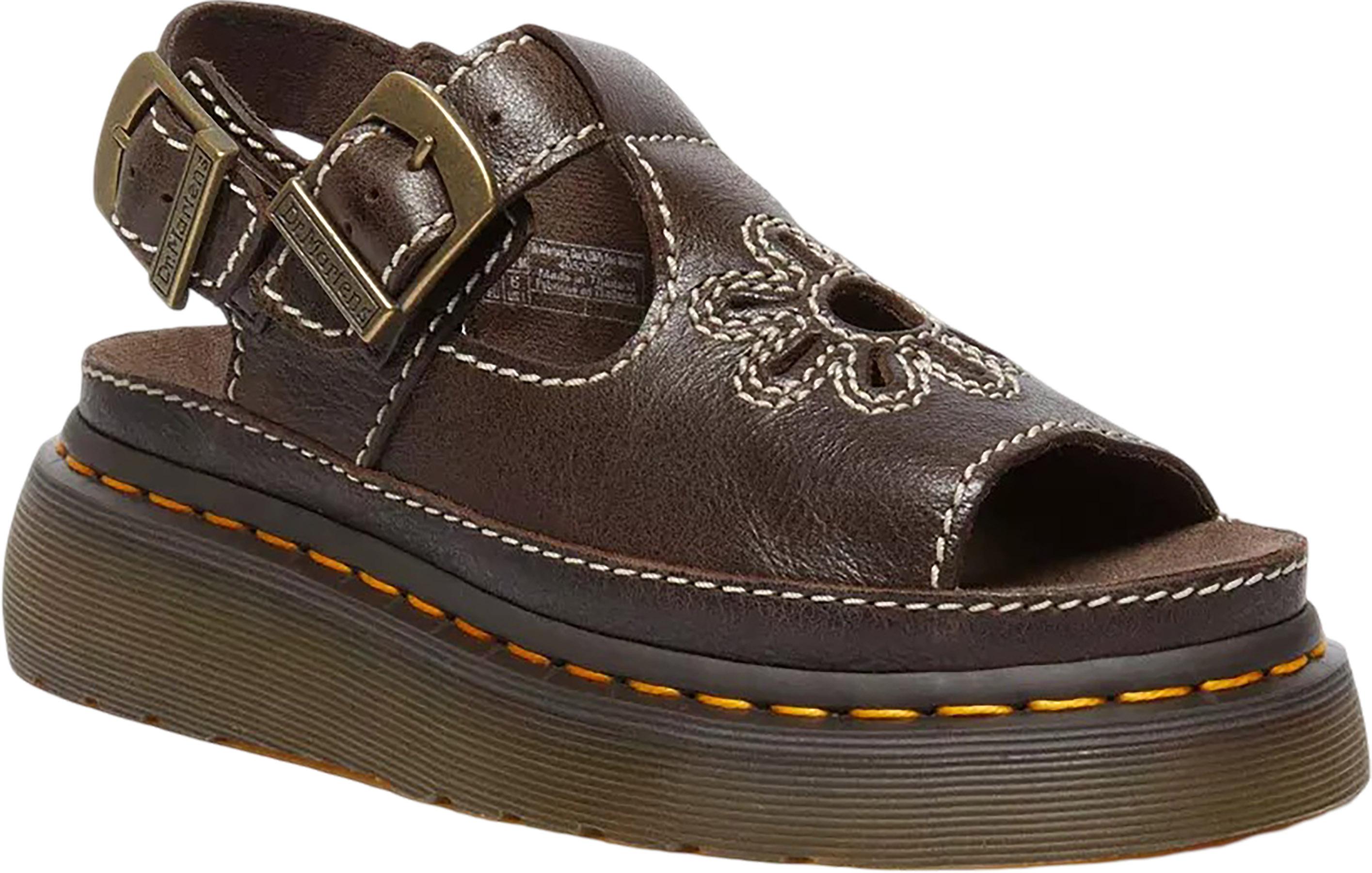 Product gallery image number 5 for product Sandales en cuir pleine fleur Dunnet Flower - Femme 