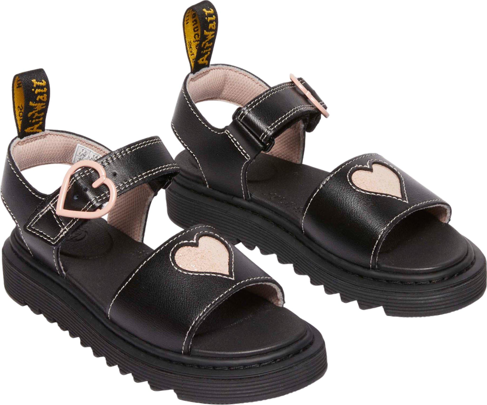 Product gallery image number 3 for product Marlowe Hearts Sandals - Girl's