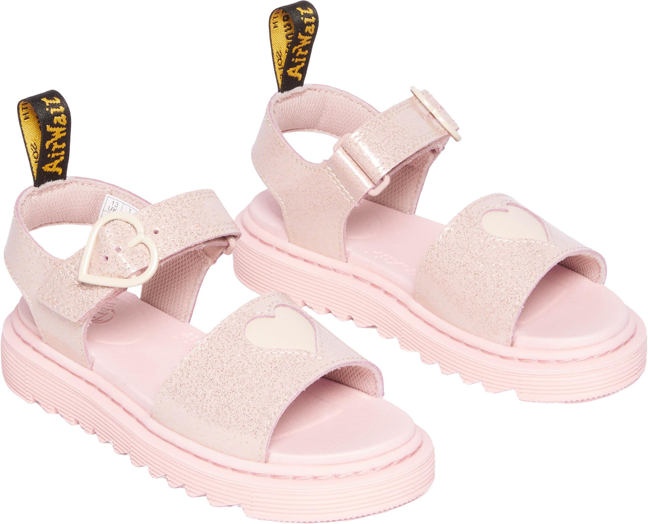 Product gallery image number 6 for product Marlow Hearts Nebula Glitter Sandals - Junior