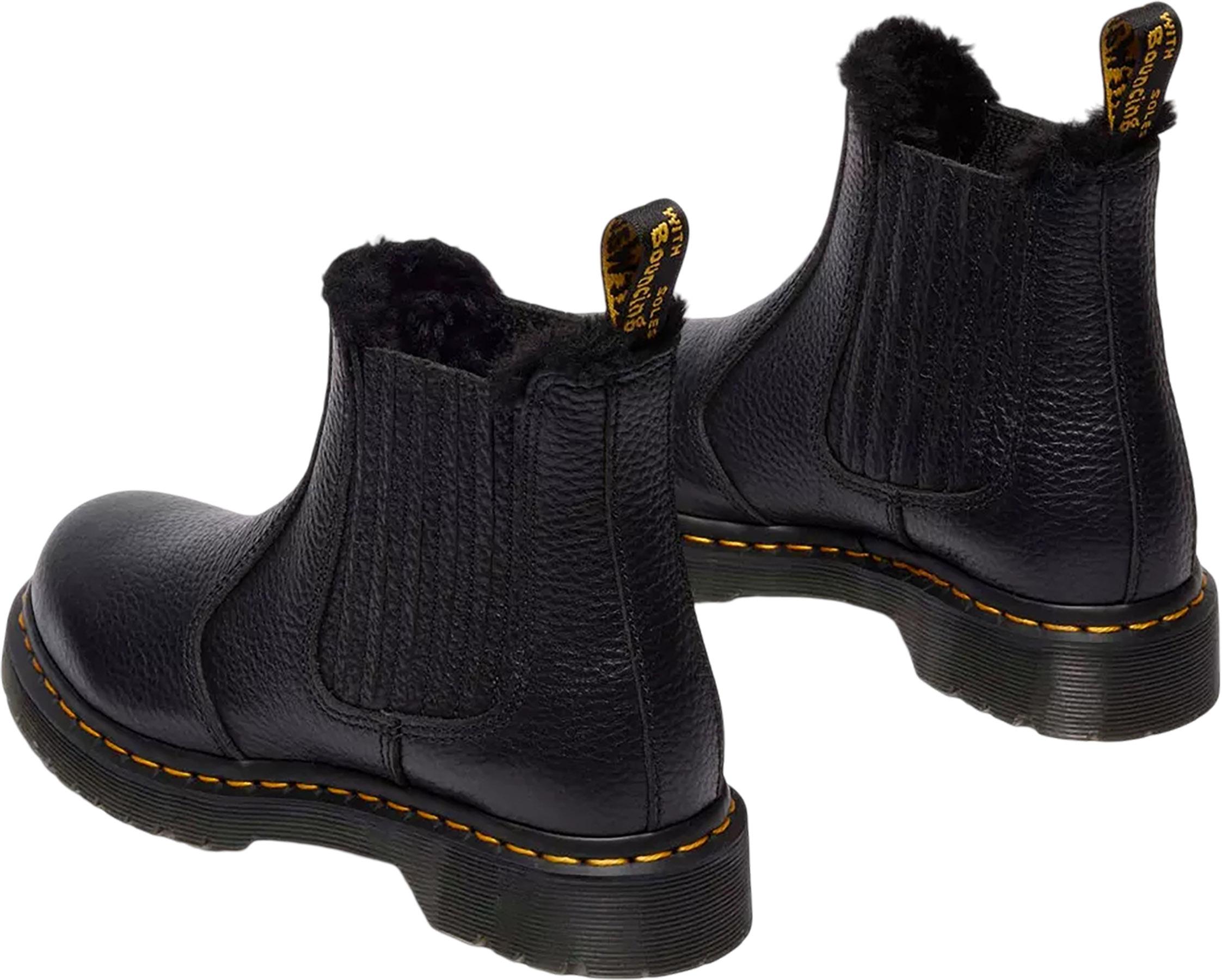 Product gallery image number 2 for product 2976 Leonore II Faux Fur Lined Soft Leather Chelsea Boots - Unisex