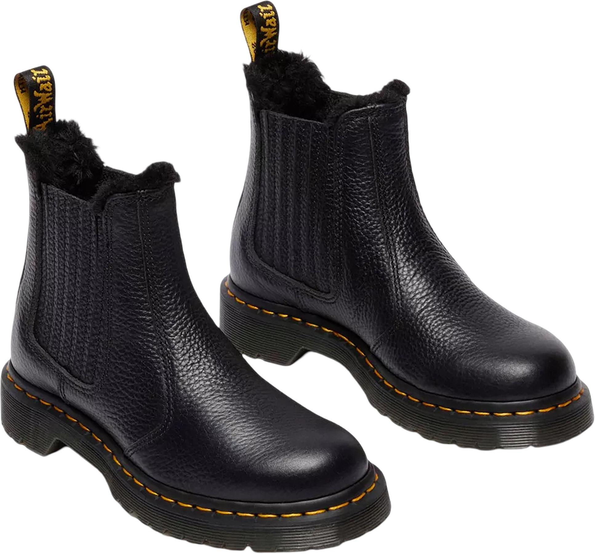 Product gallery image number 6 for product 2976 Leonore II Faux Fur Lined Soft Leather Chelsea Boots - Unisex