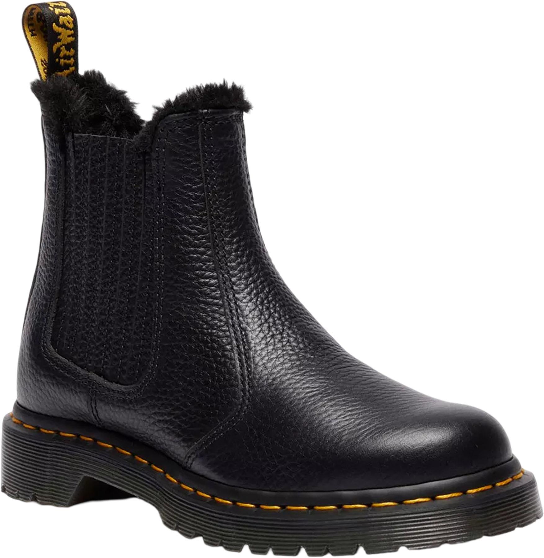 Product gallery image number 9 for product 2976 Leonore II Faux Fur Lined Soft Leather Chelsea Boots - Unisex