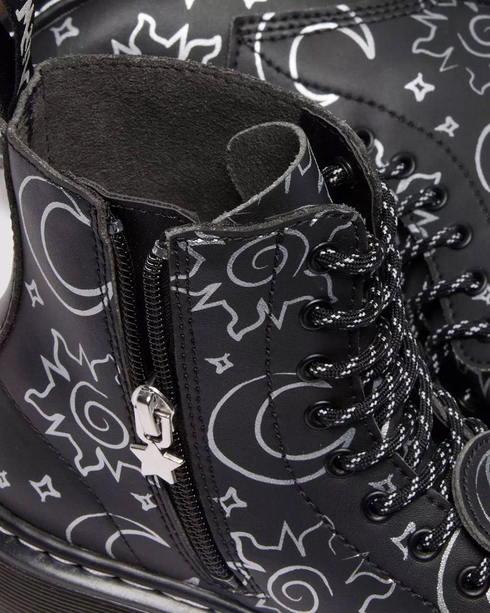 Product gallery image number 4 for product 1460 Junior Pascal 8-Eye Reclaimed Leather Boots - Junior