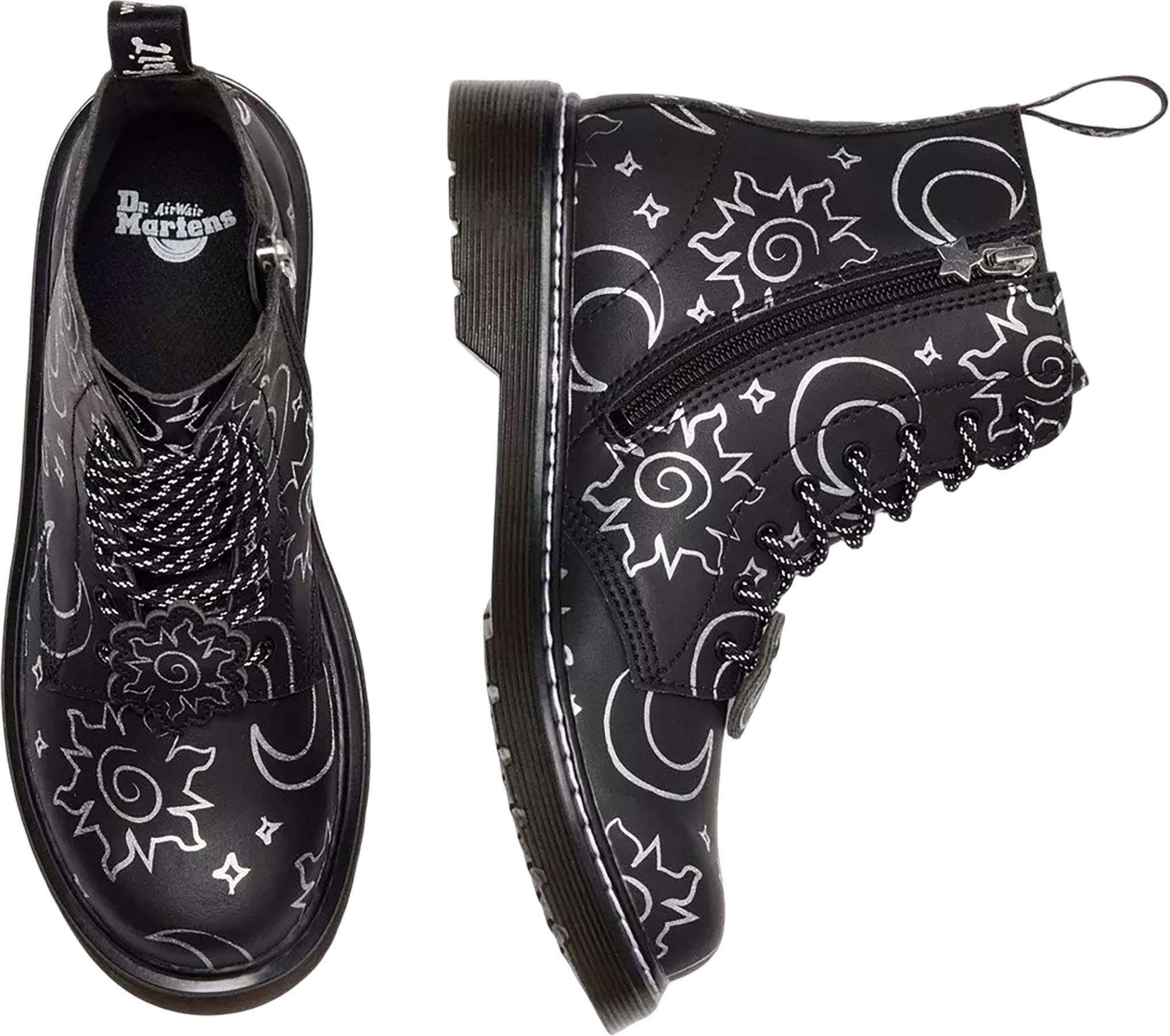 Product gallery image number 6 for product 1460 Pascal Y 8-Eye Leather Boots - Kids