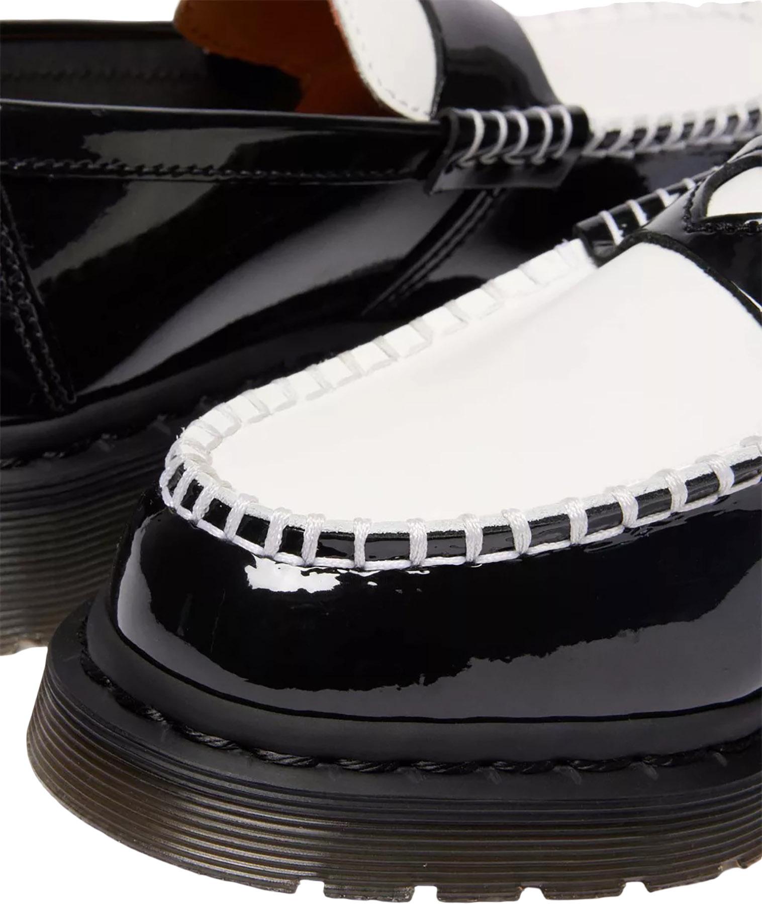 Product gallery image number 2 for product Penton Heart Two-Tone Patent Leather Loafers - Women's